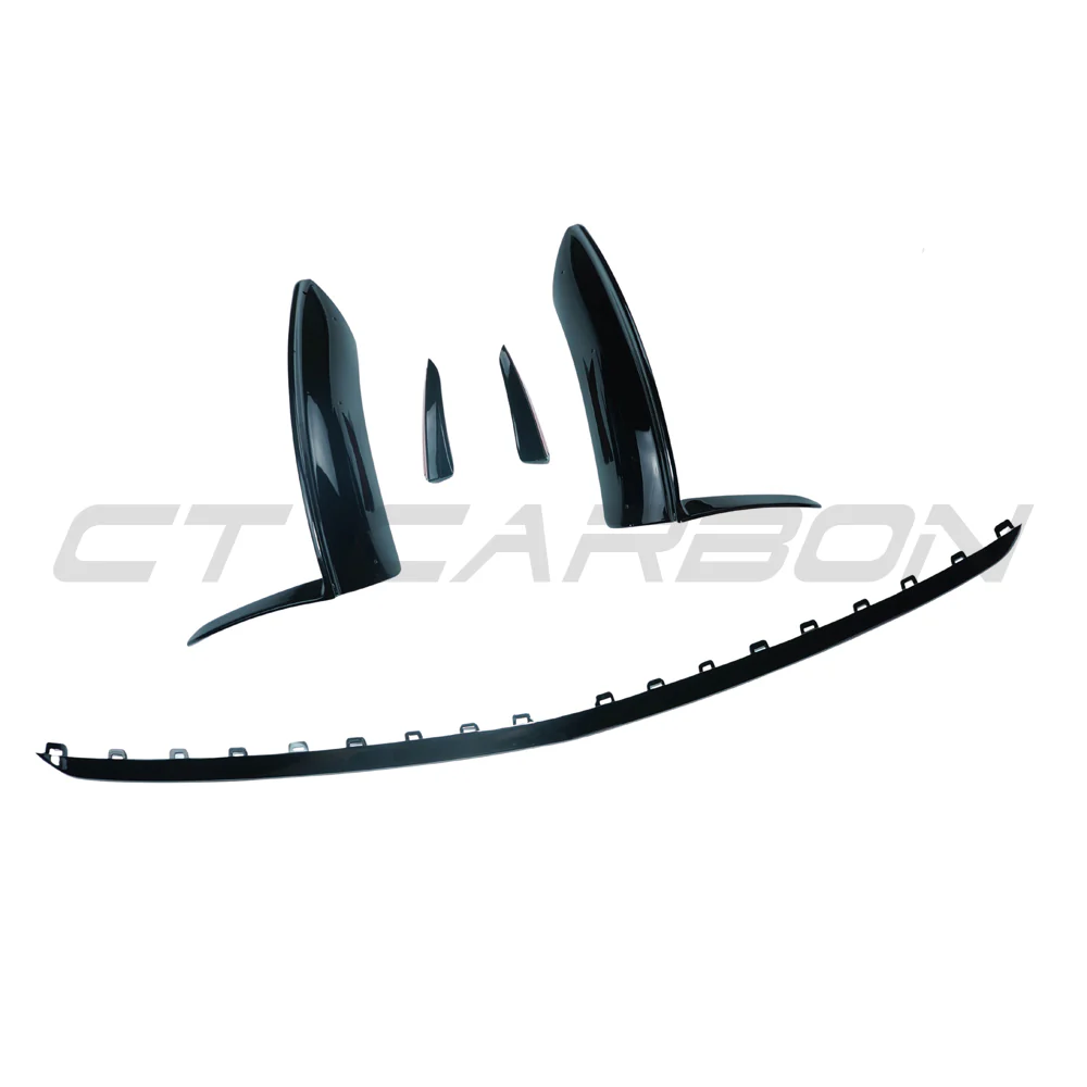 MERCEDES V177 & W177 2023-CURRENT A CLASS GLOSS BLACK SPLITTER AND CANARDS - Image 3