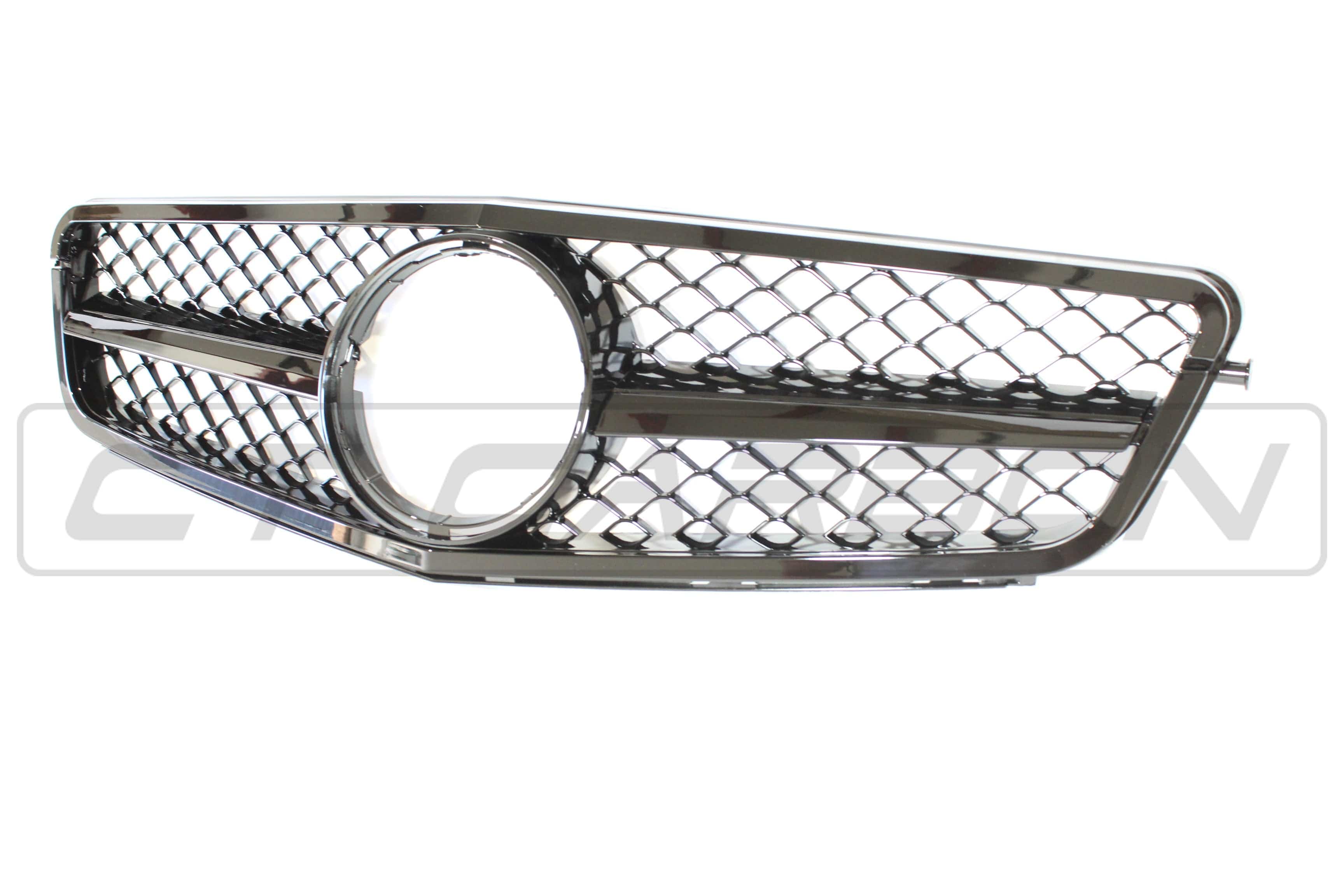 MERCEDES W204 C CLASS BLACK GRILLE - Image 2