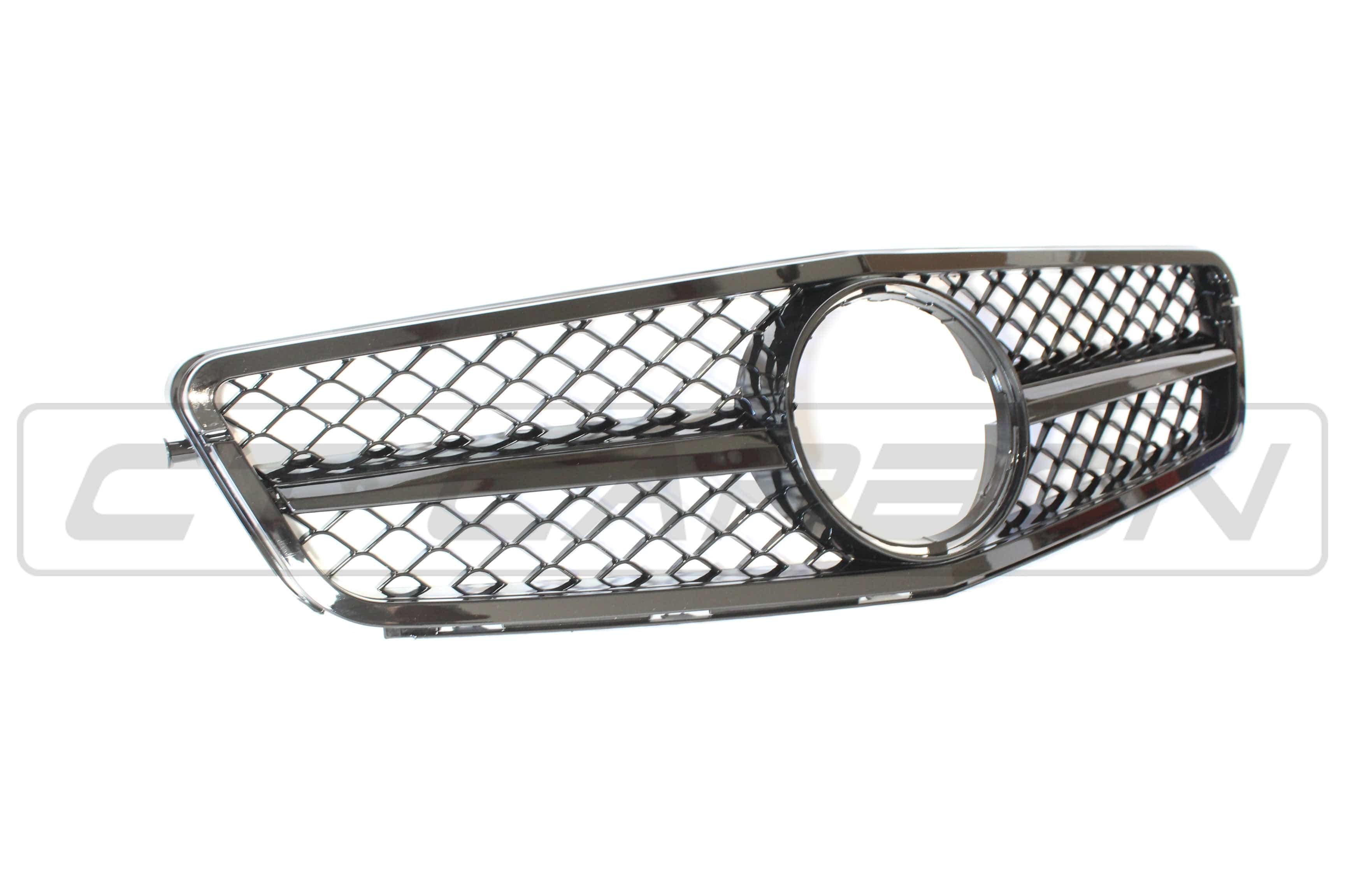 MERCEDES W204 C CLASS BLACK GRILLE - Image 4
