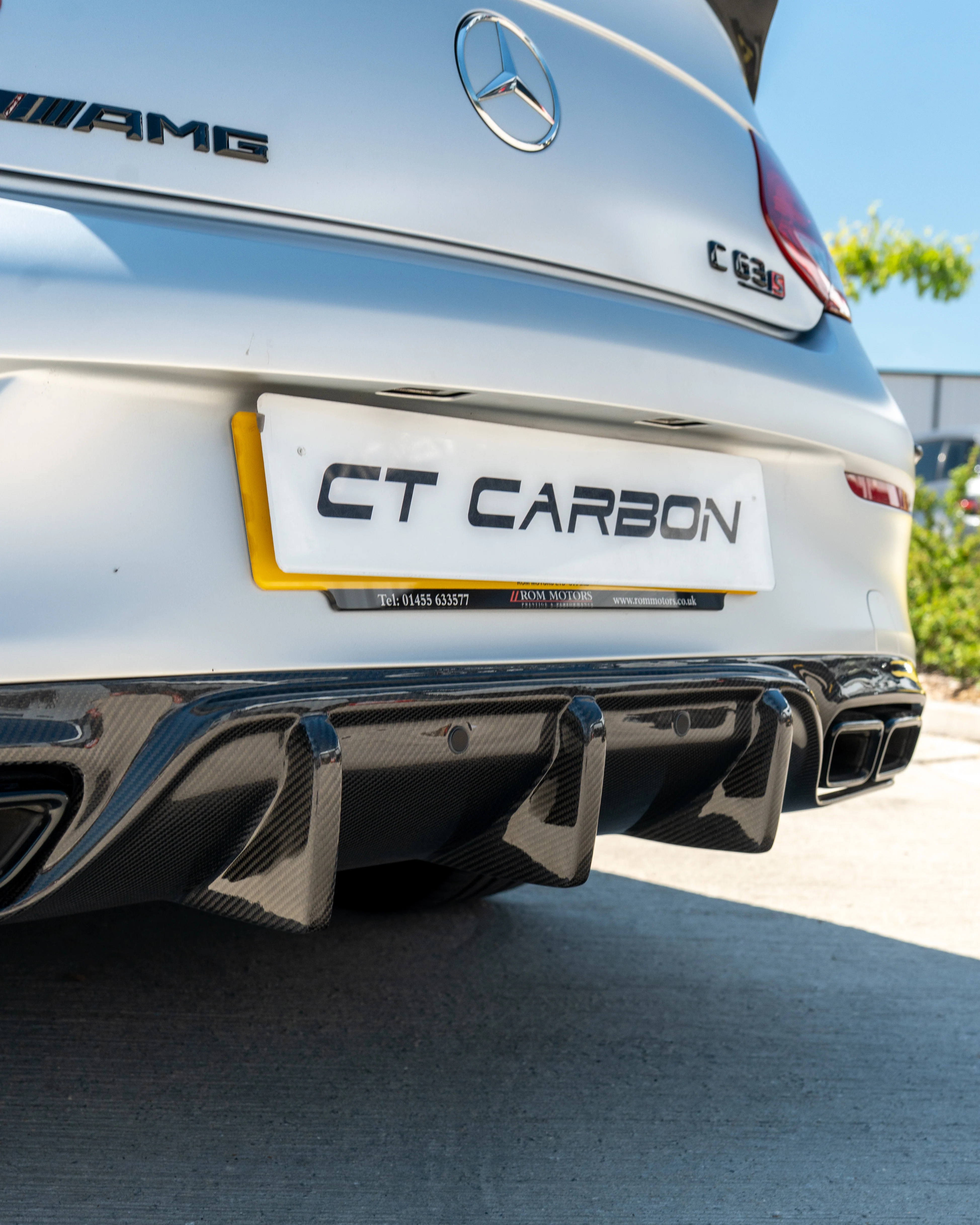 MERCEDES W205 C63 & C63 COUPE 2DR CARBON DIFFUSER - V1 - Image 3