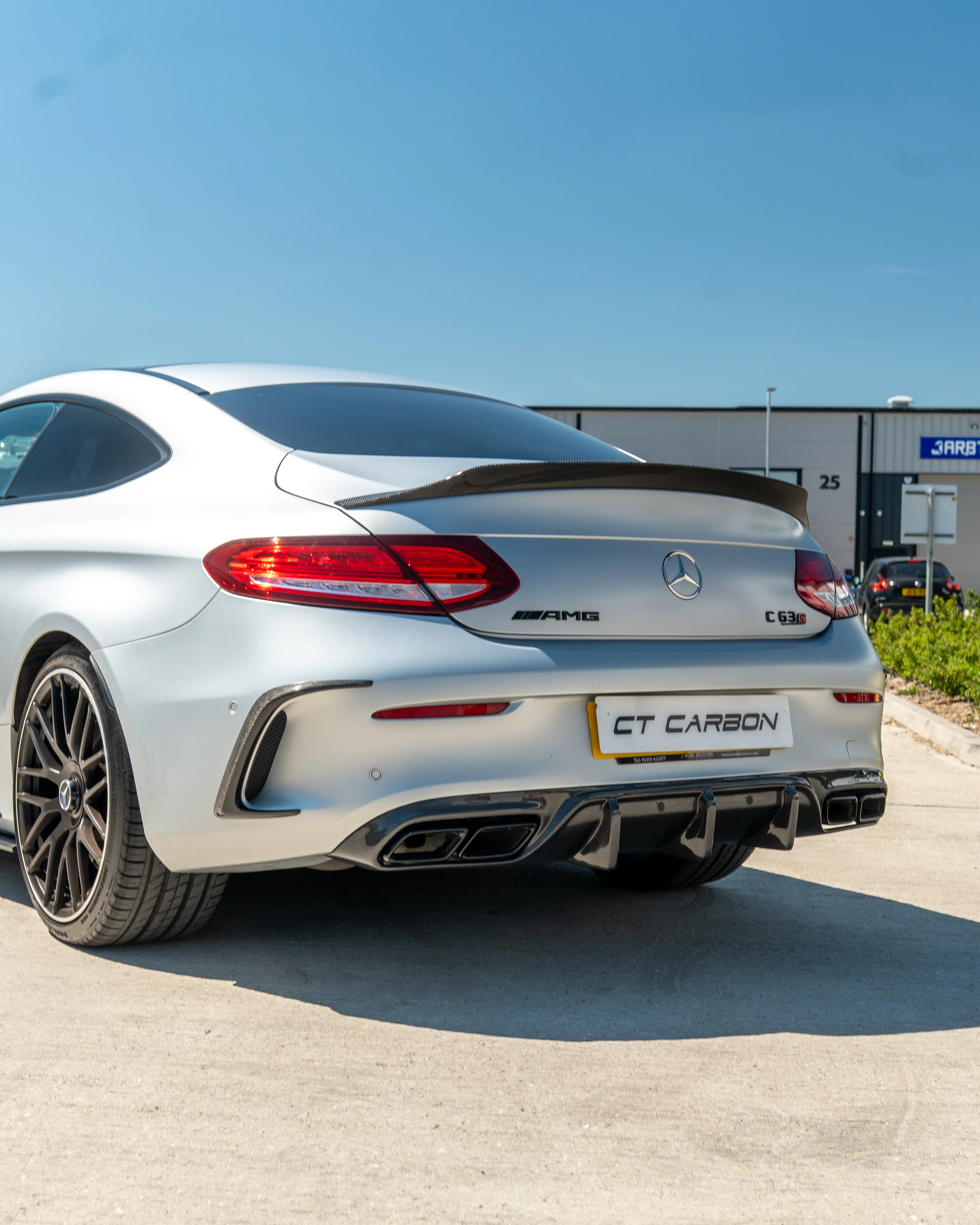MERCEDES W205 C63 & C63 COUPE 2DR CARBON DIFFUSER - V1 - Image 5