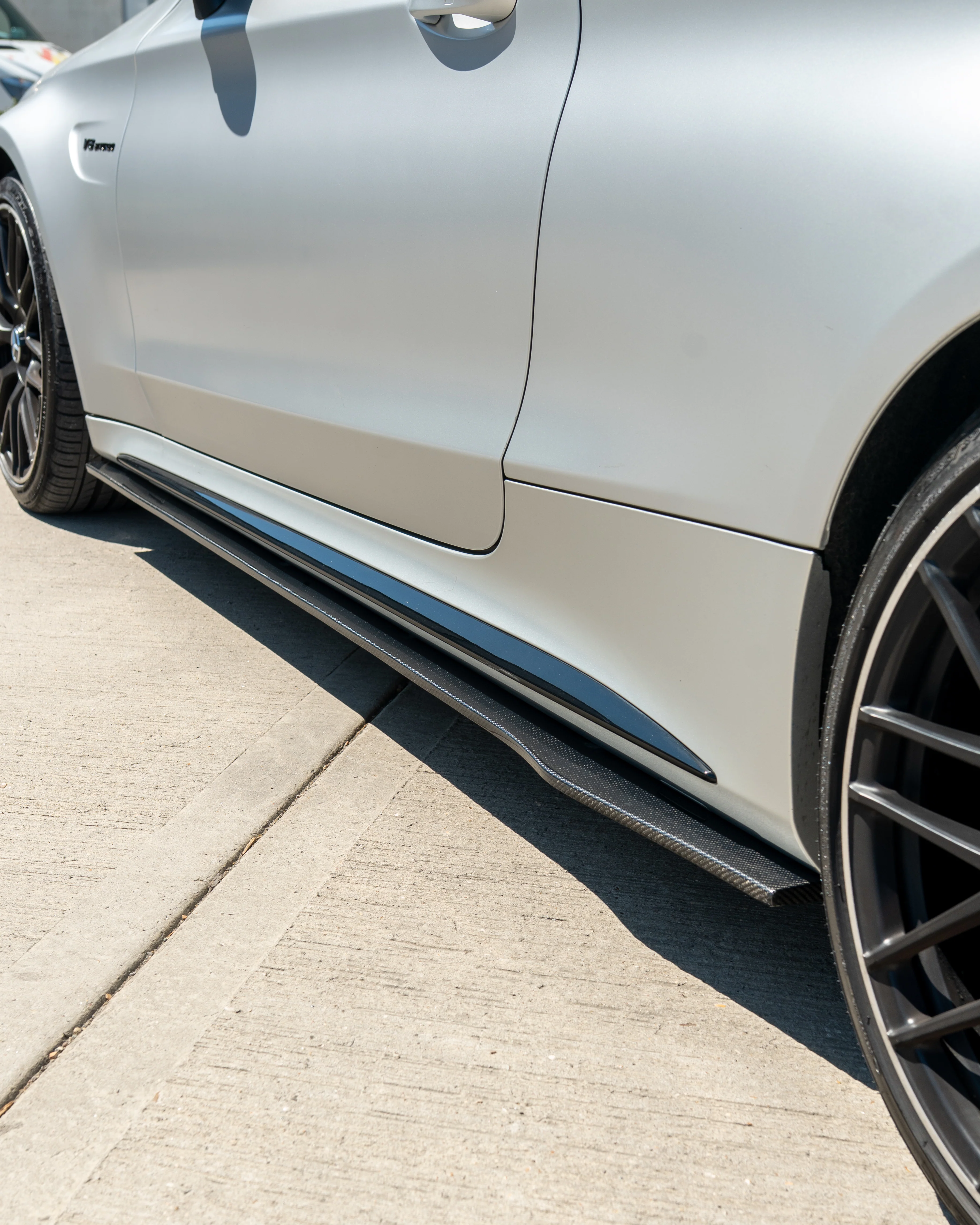MERCEDES W205 C63 & C63S COUPE 2DR & SALOON 4DR CARBON SIDE SKIRTS V1 - Image 5