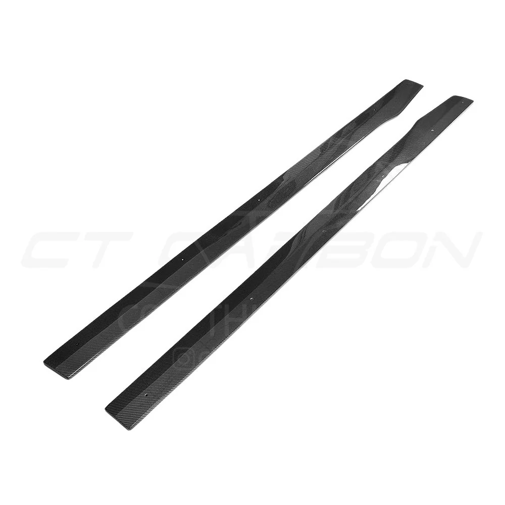 MERCEDES W205 C63 & C63S COUPE 2DR & SALOON 4DR CARBON SIDE SKIRTS V1 - Image 8