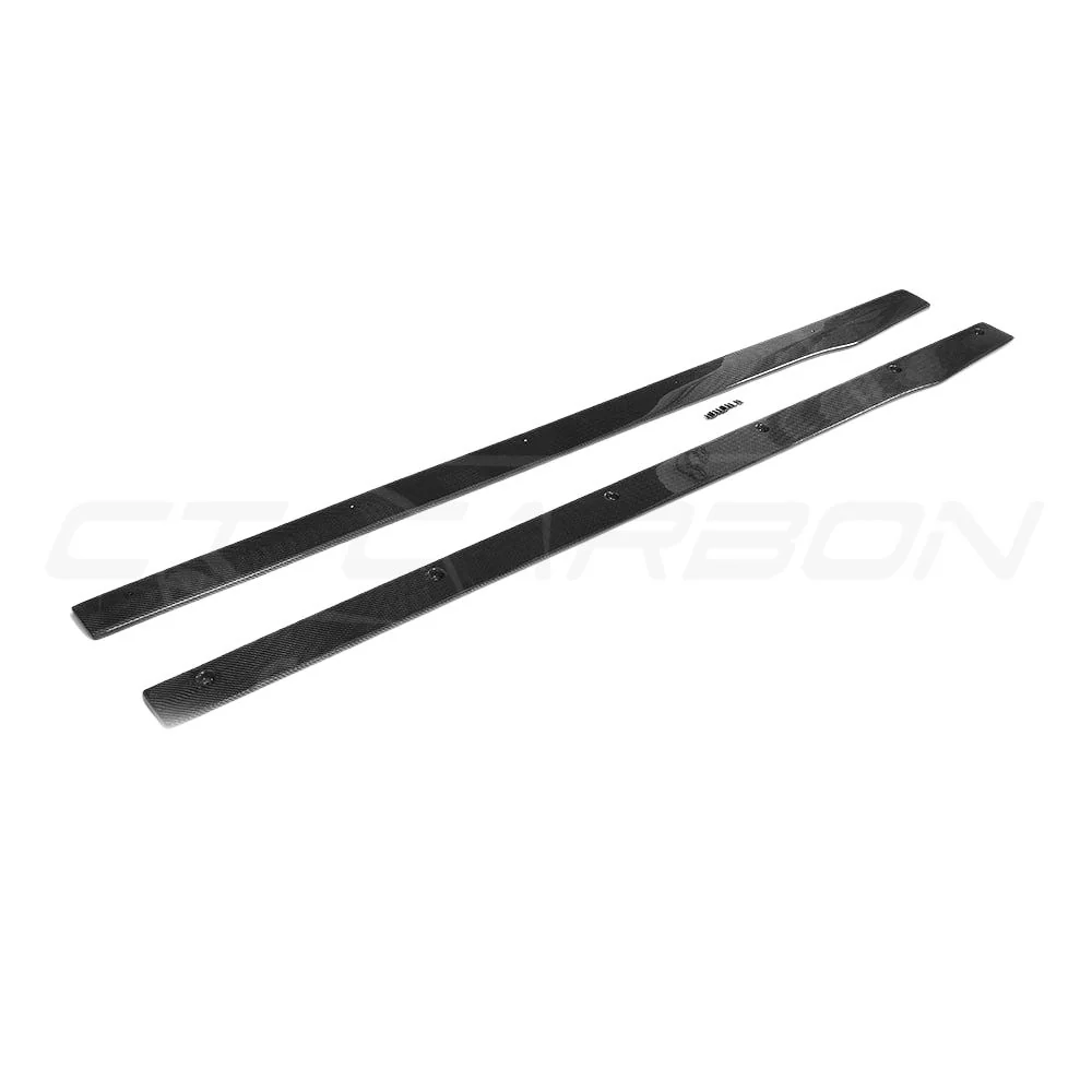 MERCEDES W205 C63 & C63S COUPE 2DR & SALOON 4DR CARBON SIDE SKIRTS V1 - Image 9