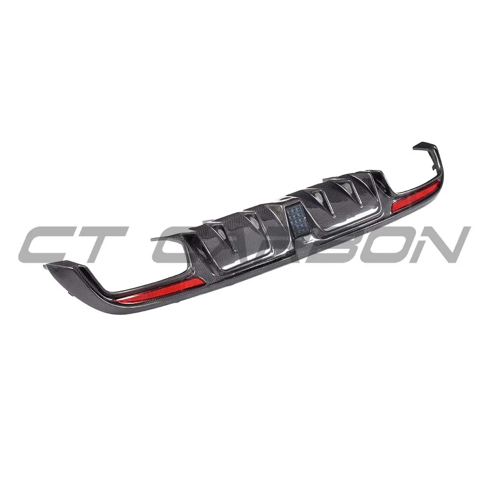 MERCEDES W205 C63 & C63S SALOON 4DR CARBON FIBRE DIFFUSER & EXHAUST TIPS - Image 11