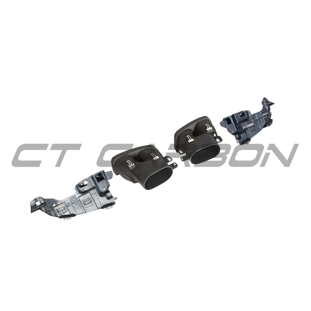 MERCEDES W205 C63 & C63S SALOON 4DR CARBON FIBRE DIFFUSER & EXHAUST TIPS - Image 12