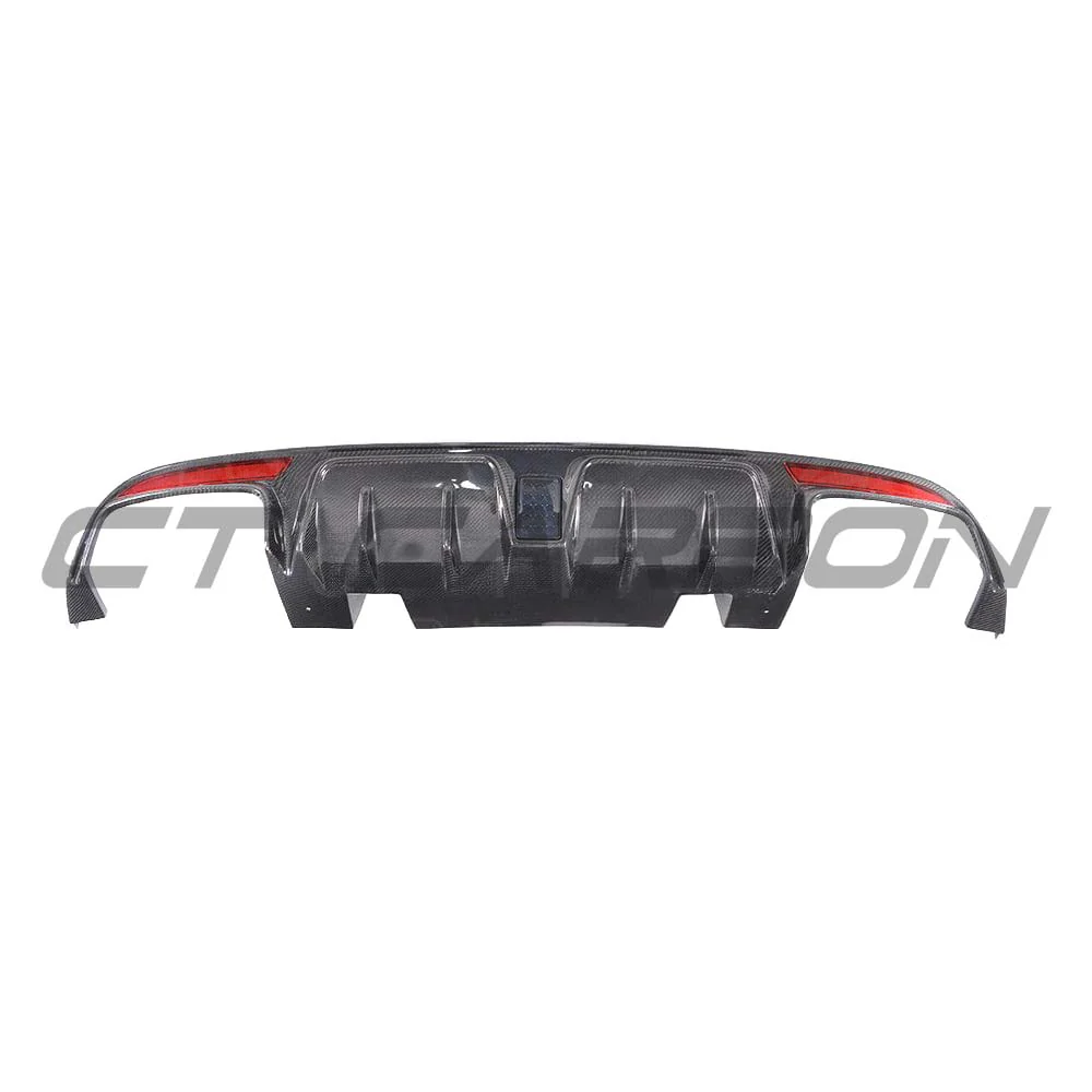 MERCEDES W205 C63 & C63S SALOON 4DR CARBON FIBRE DIFFUSER & EXHAUST TIPS - Image 5