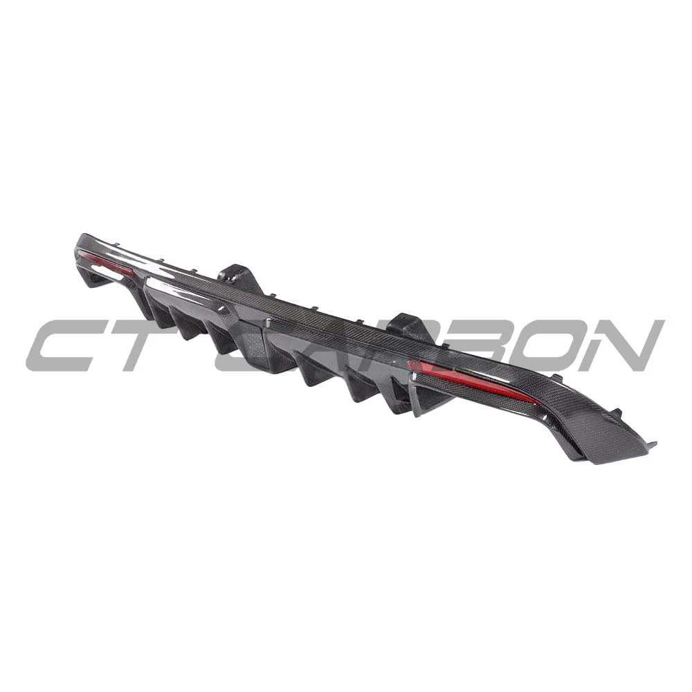 MERCEDES W205 C63 & C63S SALOON 4DR CARBON FIBRE DIFFUSER & EXHAUST TIPS - Image 6