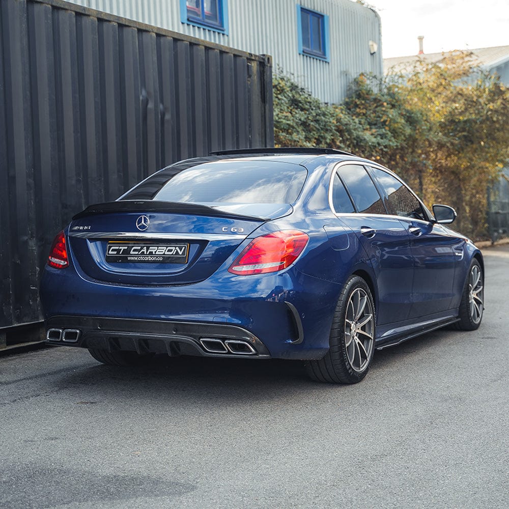 MERCEDES W205 C63 & C63S SALOON CARBON DIFFUSER - PS STYLE - Image 5