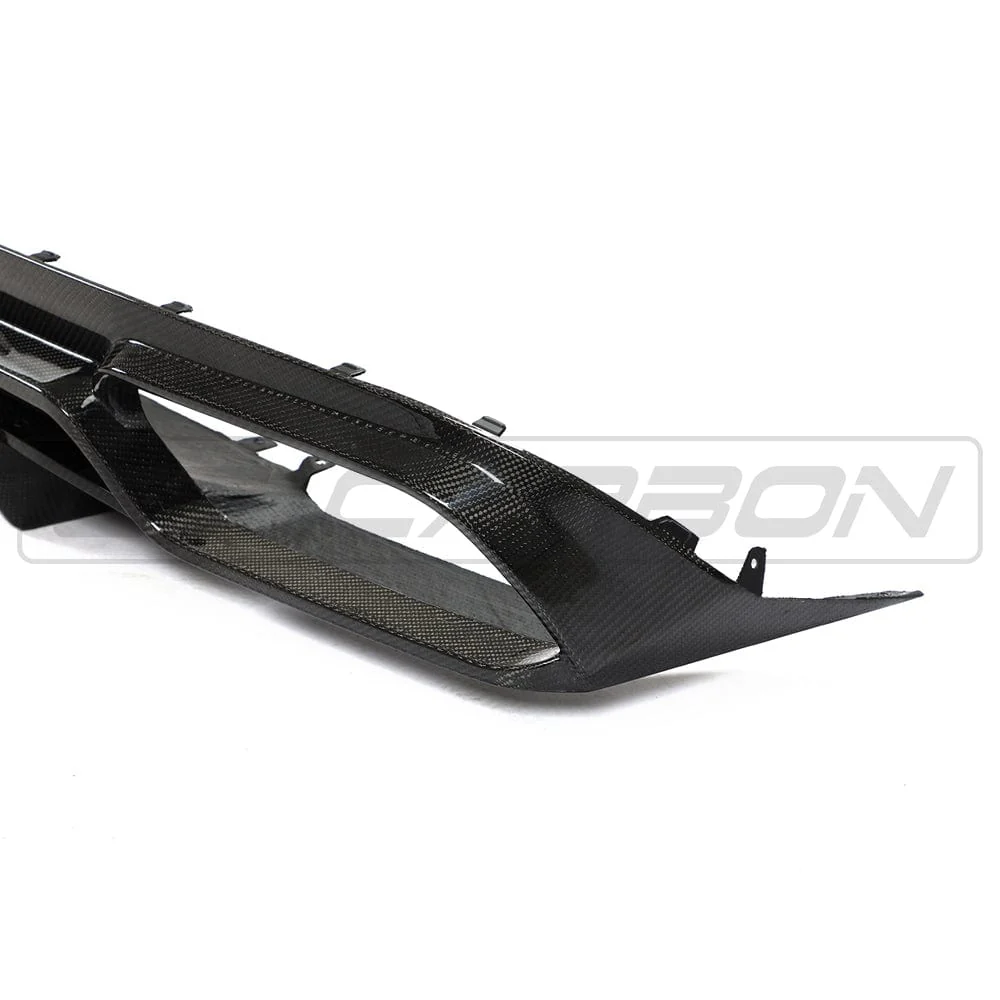 MERCEDES W205 C63 FACELIFT COUPE/CONVERTIBLE 2DR CARBON FIBRE DIFFUSER V2 - CT DESIGN - Image 5