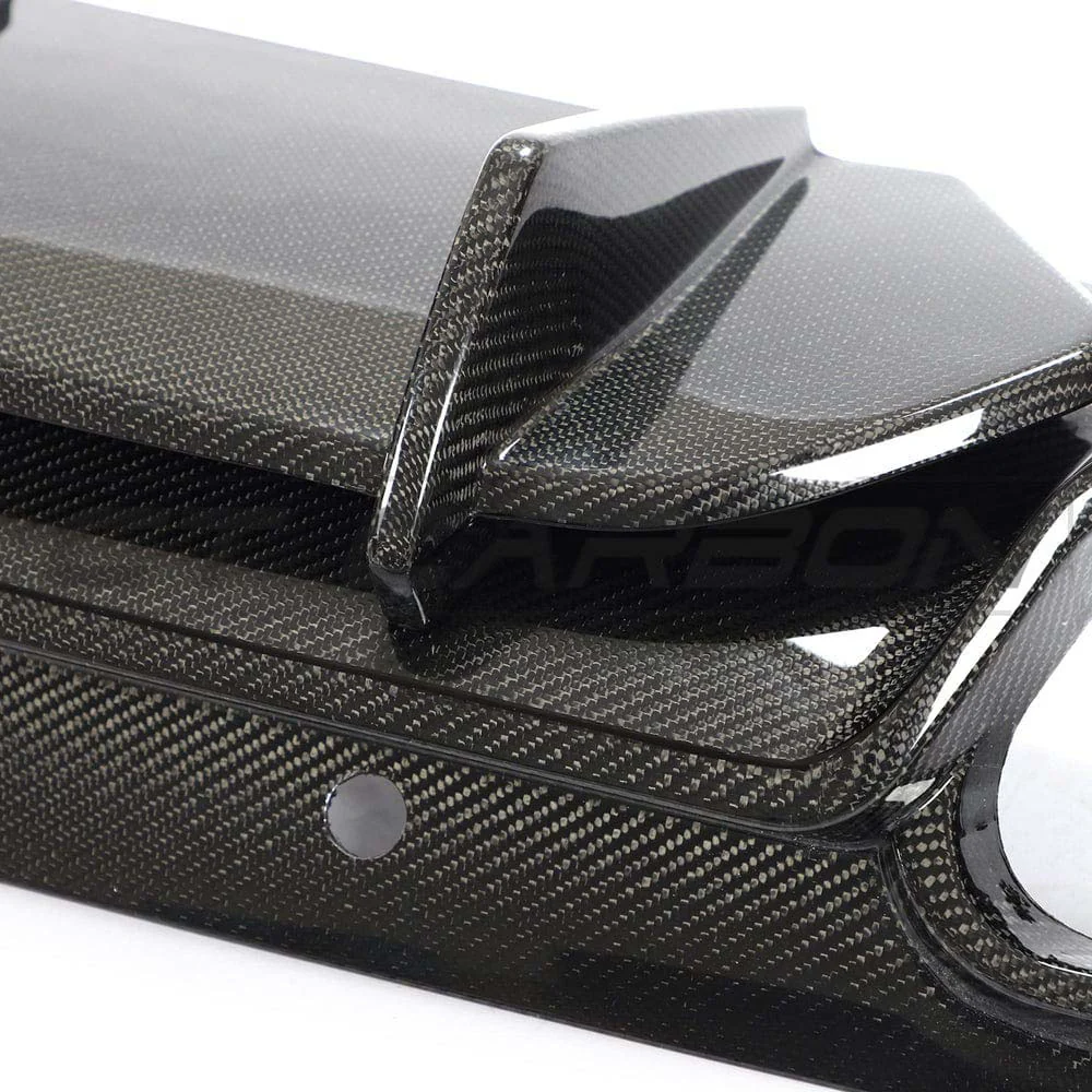 MERCEDES W205 C63 FACELIFT COUPE/CONVERTIBLE 2DR CARBON FIBRE DIFFUSER V2 - CT DESIGN - Image 6