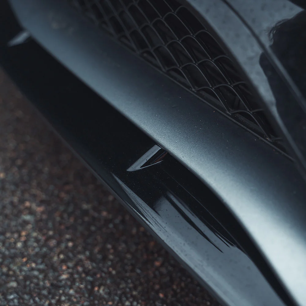 MERCEDES W205 C63 COUPE GLOSS BLACK SPLITTER - Image 4