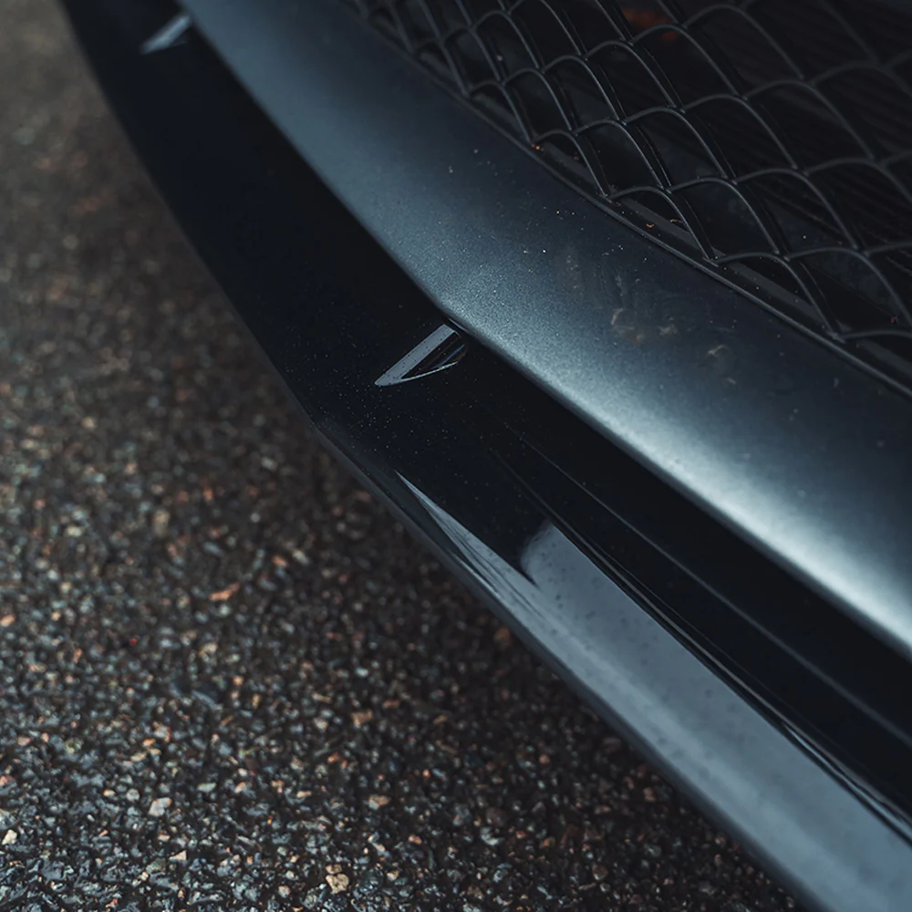 MERCEDES W205 C63 COUPE GLOSS BLACK SPLITTER - Image 6