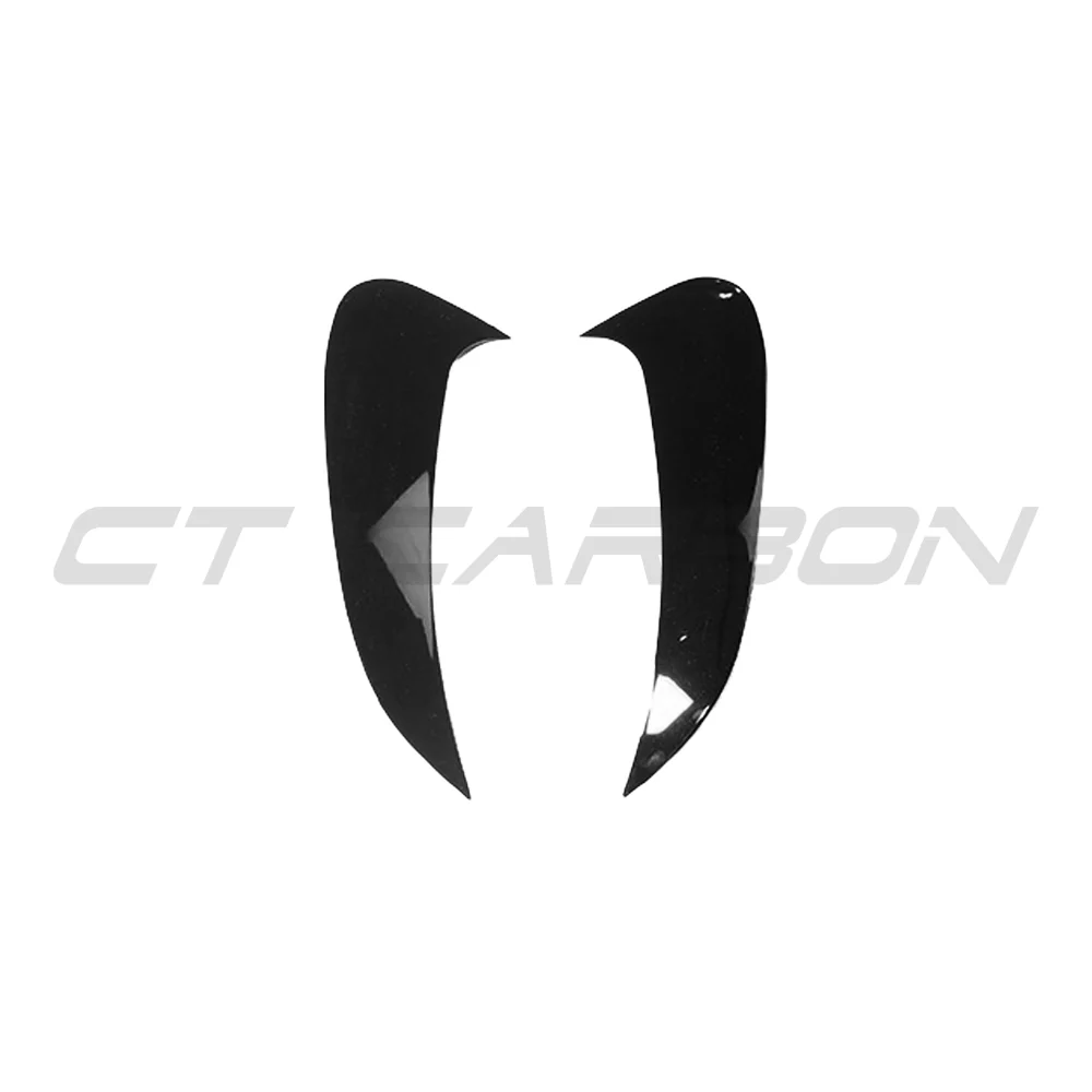 MERCEDES W206 2021+ C-CLASS GLOSS BLACK REAR BUMPER TRIM - Image 2