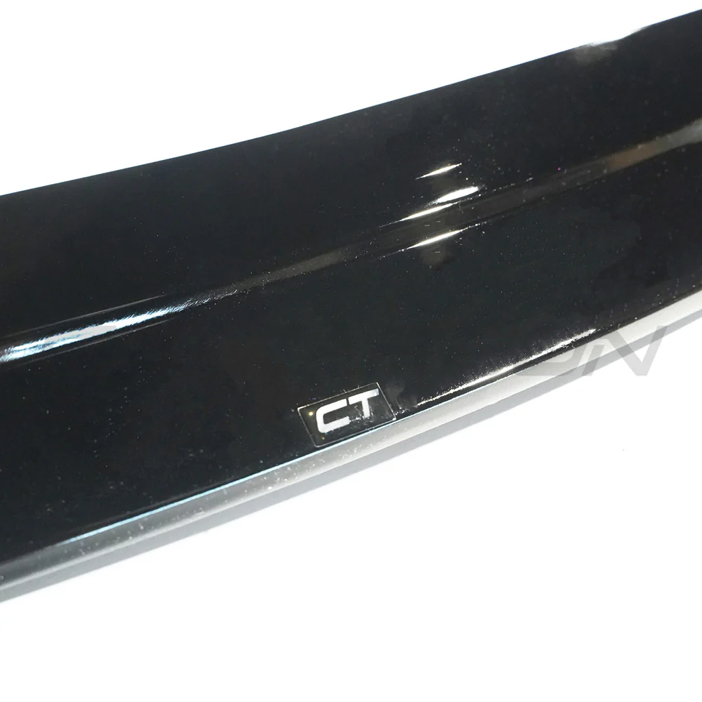 MERCEDES W206 2021+ C-CLASS GLOSS BLACK 3-PIECE SPLITTER - V1 - Image 2