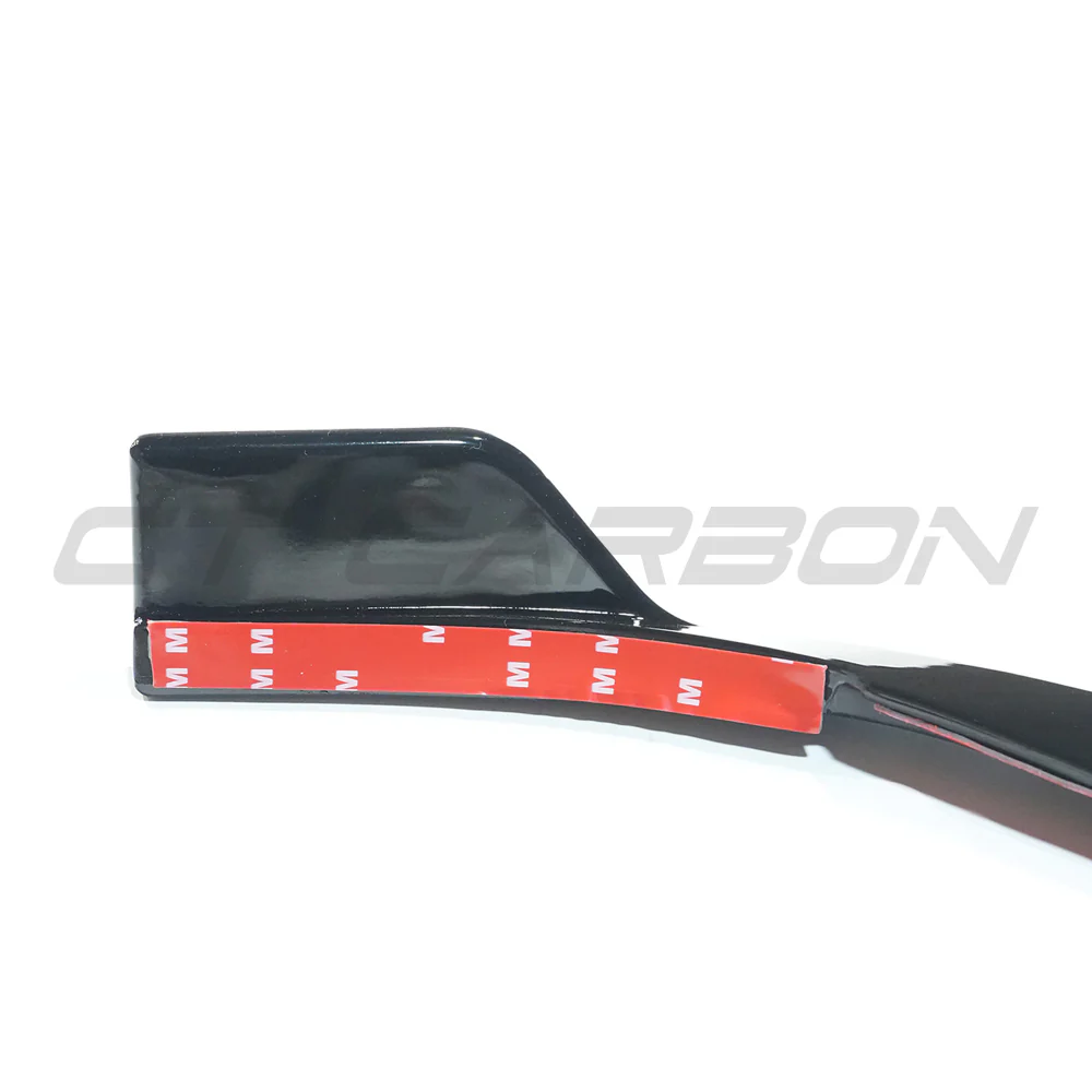 MERCEDES W206 2021+ C-CLASS GLOSS BLACK 3-PIECE SPLITTER - V1 - Image 7