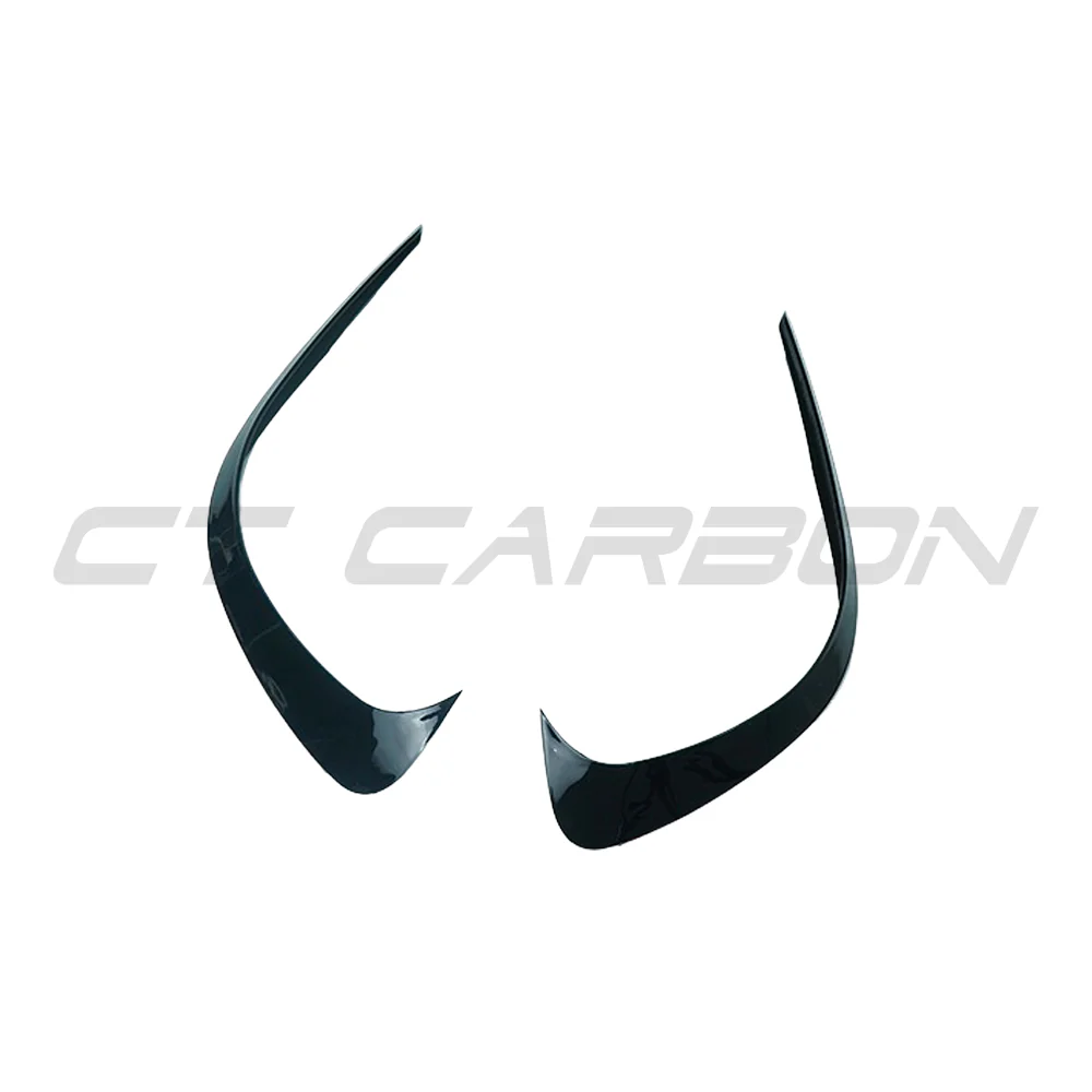 MERCEDES W206 2021+ C-CLASS GLOSS BLACK FRONT BUMPER CORNER TRIM - Image 3