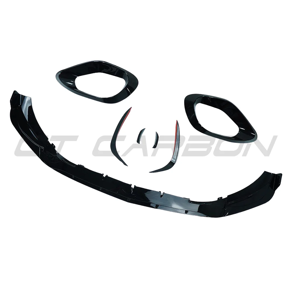 MERCEDES W206 2021+ C-CLASS GLOSS BLACK FRONT END TRIM PACK - Image 2