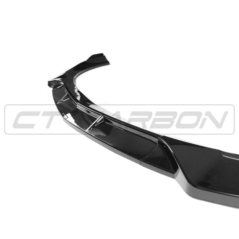 MERCEDES W213 & C238 2017-2020 E-CLASS GLOSS BLACK SPLITTER - Image 2