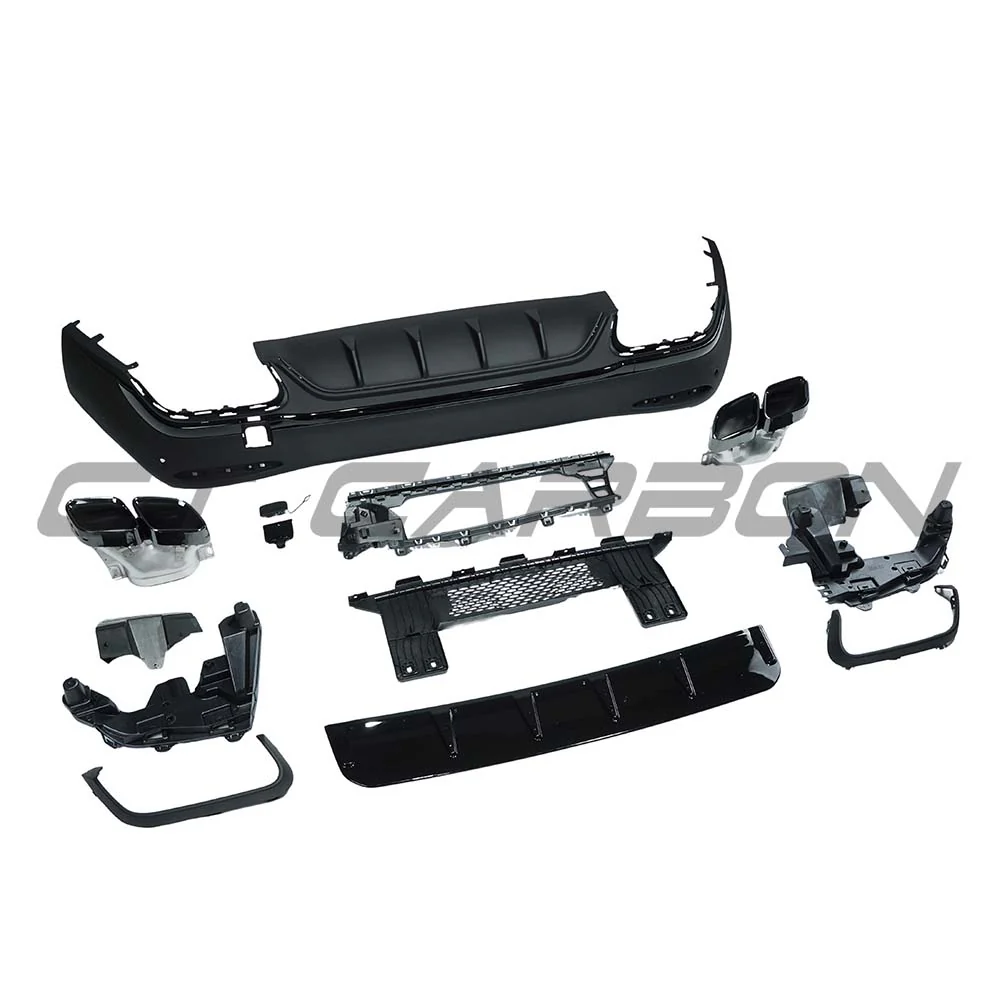 MERCEDES X254 GLC 2023+ REAR DIFFUSER WITH TIPS - Image 3