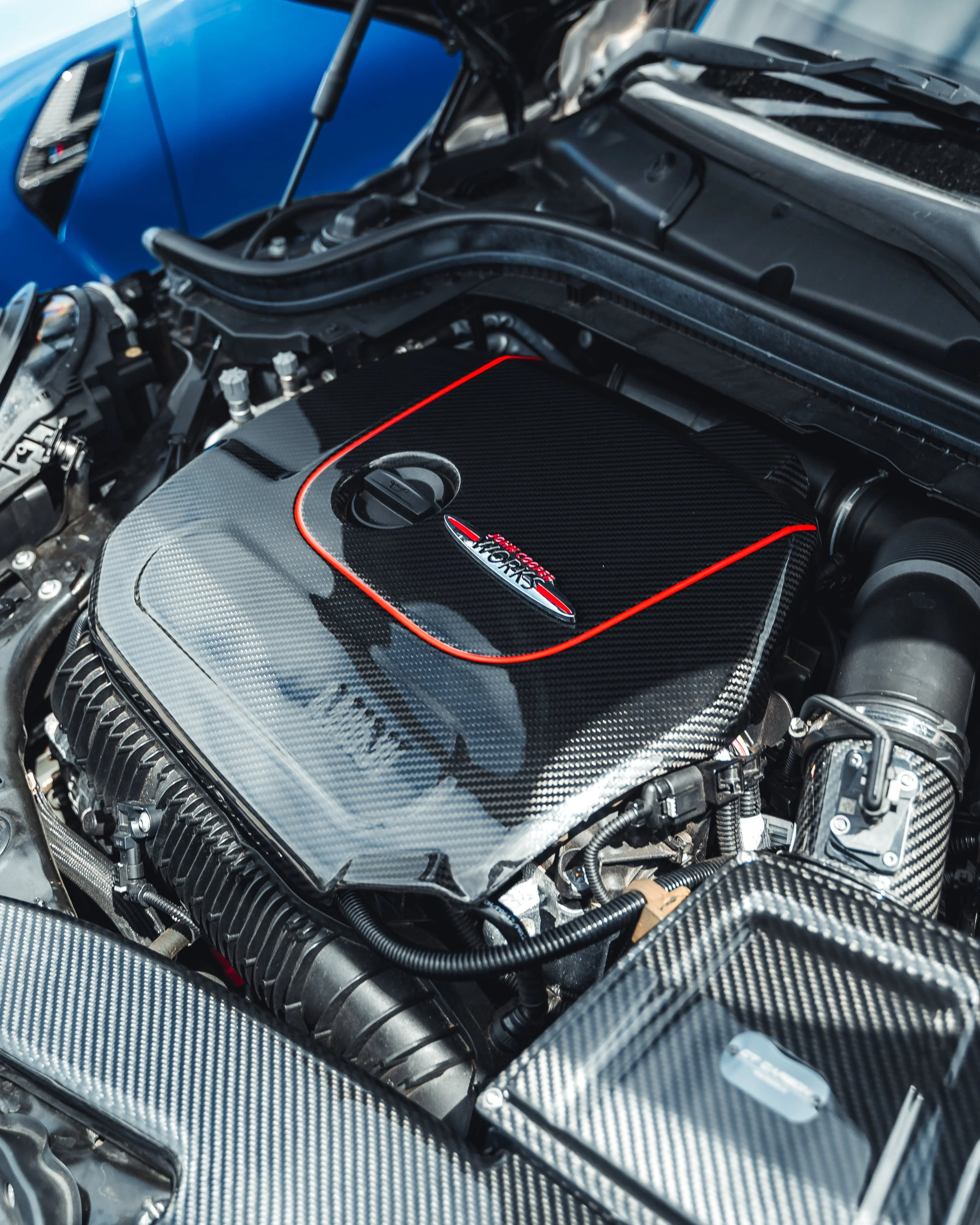 MINI COOPER S / JCW F56 CARBON FIBRE ENGINE COVER - Image 2