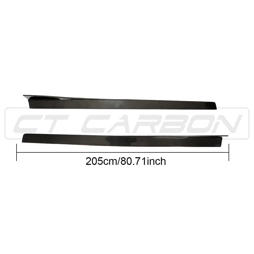 BMW M3/M4 (F80 F82 F83) CARBON FIBRE SIDE SKIRTS - 3D STYLE - Image 17