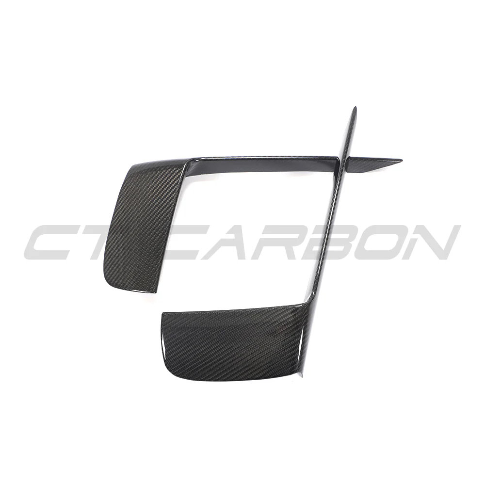 PORSCHE 911 991.2 GT3RS 2018-2020 CARBON FIBRE FRONT BUMPER TRIM COVERS - Image 12