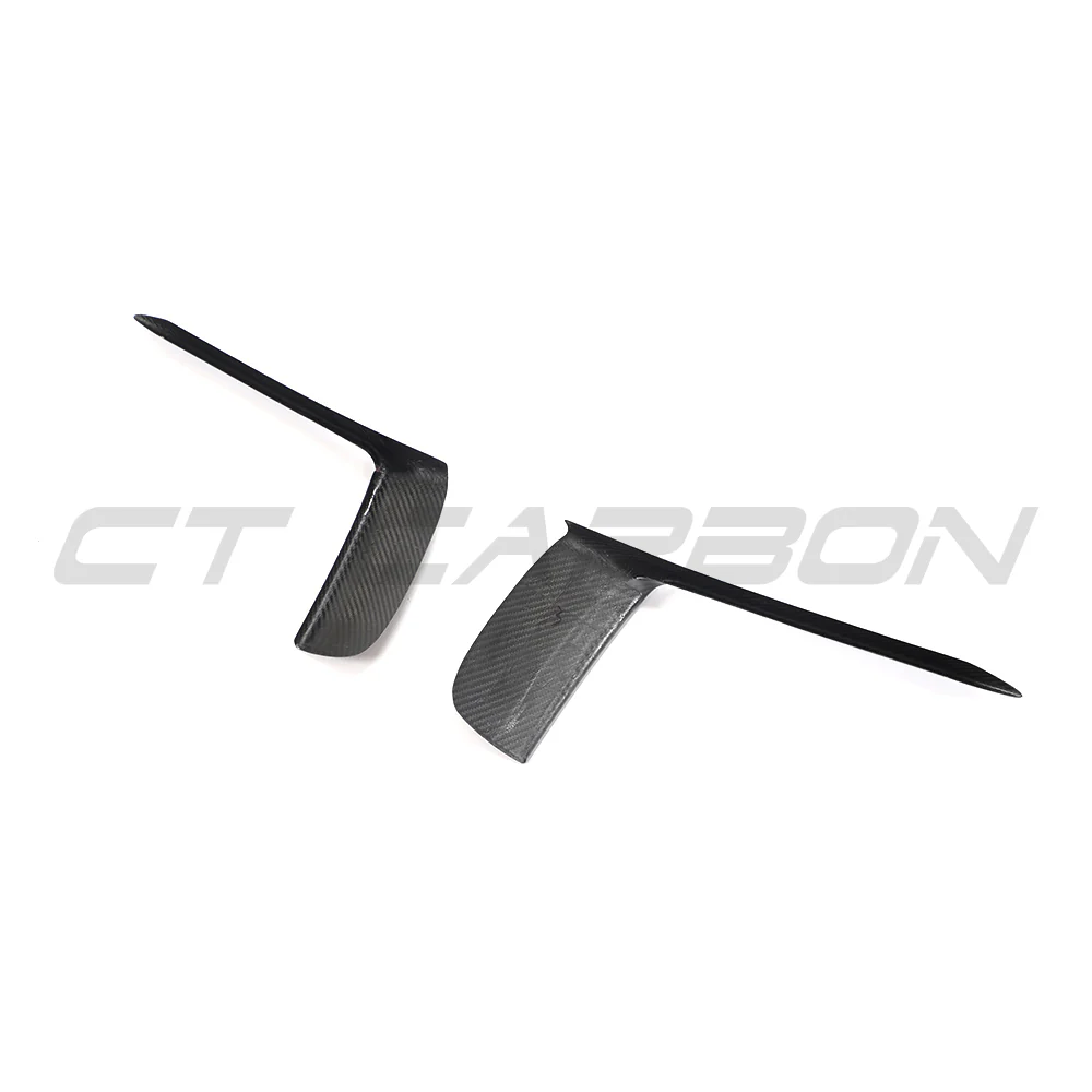 PORSCHE 911 991.2 GT3RS 2018-2020 CARBON FIBRE FRONT BUMPER TRIM COVERS - Image 13