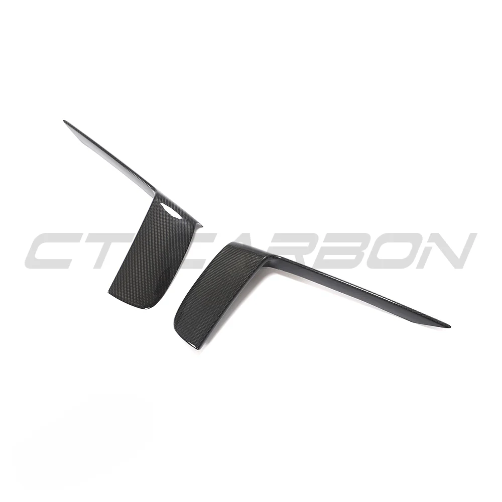 PORSCHE 911 991.2 GT3RS 2018-2020 CARBON FIBRE FRONT BUMPER TRIM COVERS - Image 14