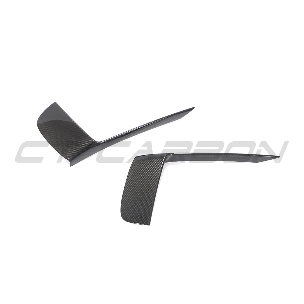 PORSCHE 911 991.2 GT3RS 2018-2020 CARBON FIBRE FRONT BUMPER TRIM COVERS - Image 4