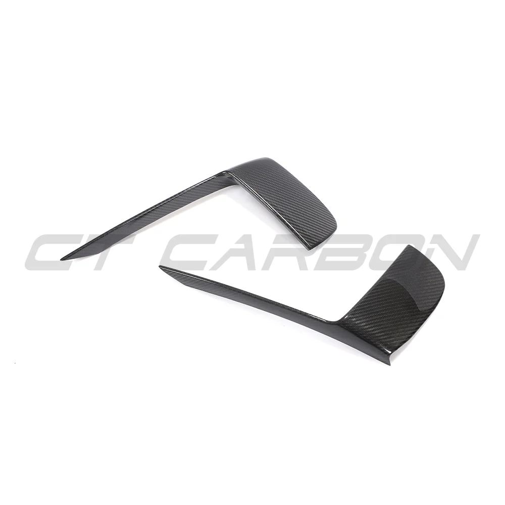 PORSCHE 911 991.2 GT3RS 2018-2020 CARBON FIBRE FRONT BUMPER TRIM COVERS - Image 7