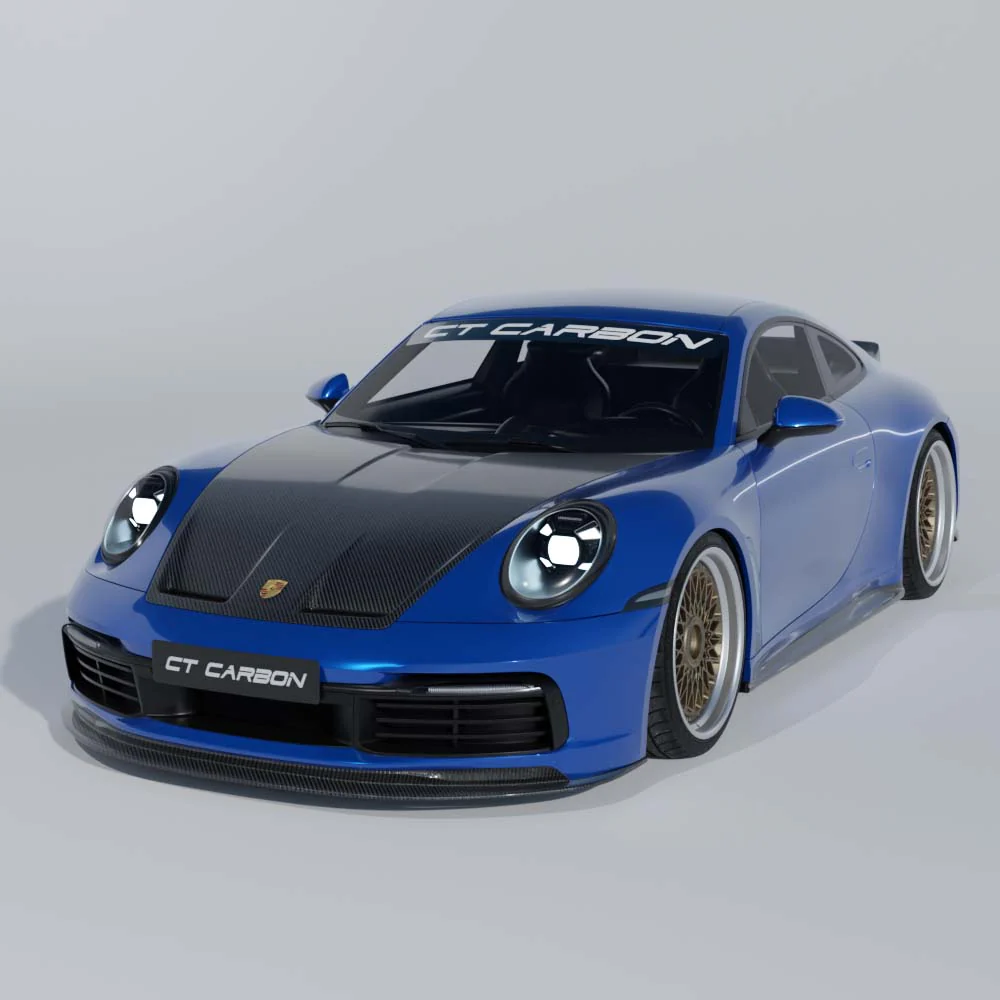 PORSCHE 911 (992.1) CARRERA 2019-2024 CARBON FIBRE BONNET/HOOD - Image 4
