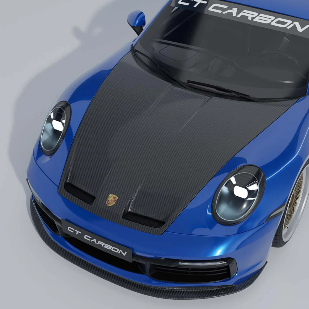 PORSCHE 911 (992.1) CARRERA 2019-2024 CARBON FIBRE BONNET/HOOD - Image 3