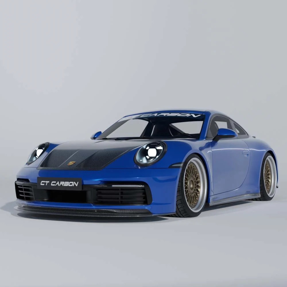 PORSCHE 911 (992.1) CARRERA 2019-2024 CARBON FIBRE KIT - CT DESIGN - Image 5
