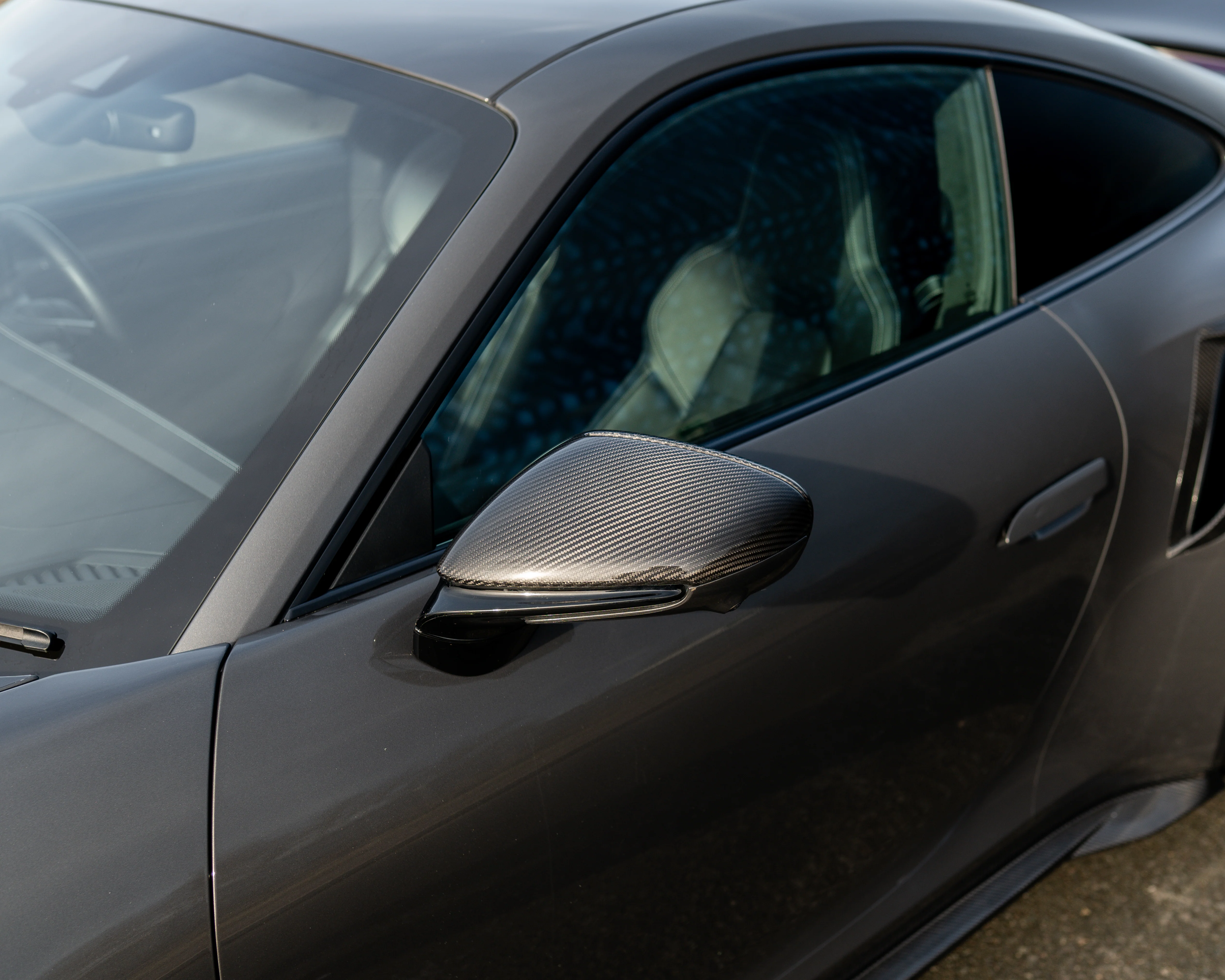 PORSCHE 911 992 CARBON FIBRE MIRRORS - (RHD ONLY) - Image 8