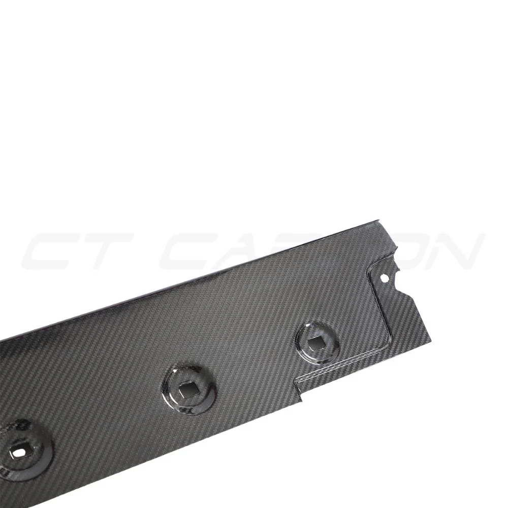 PORSCHE 911 992 TURBO S CARBON FIBRE SIDE SKIRTS - CT DESIGN - Image 5