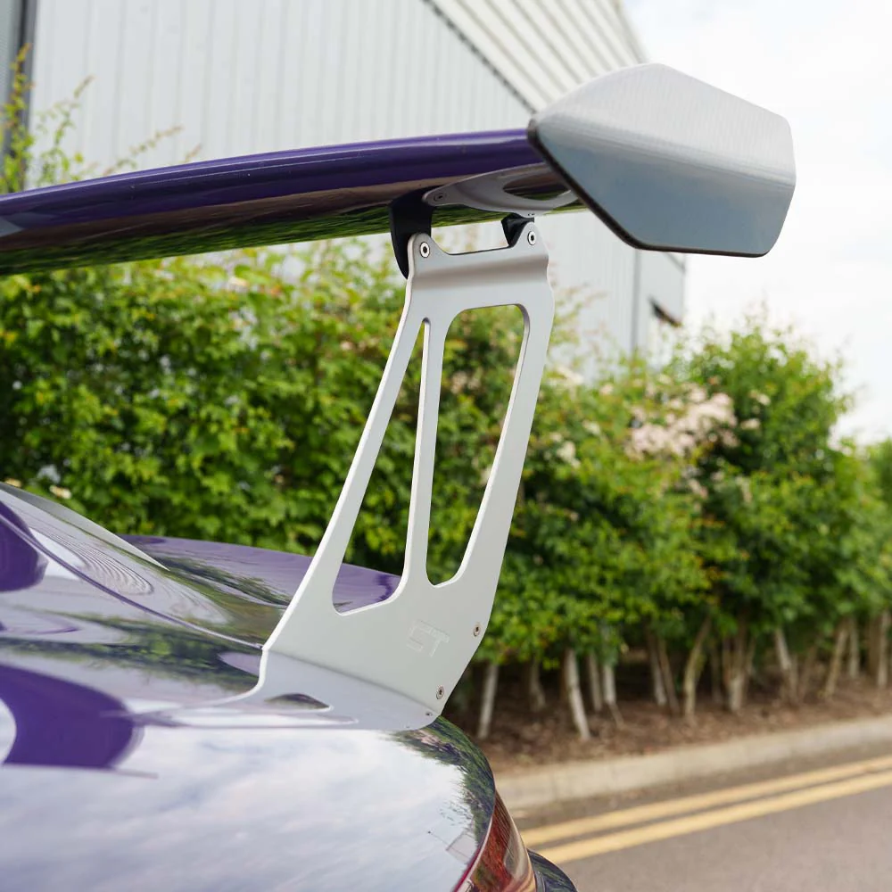 PORSCHE 911 GT2 RS/GT3 RS WING RISERS - SILVER - CT DESIGN - Image 3