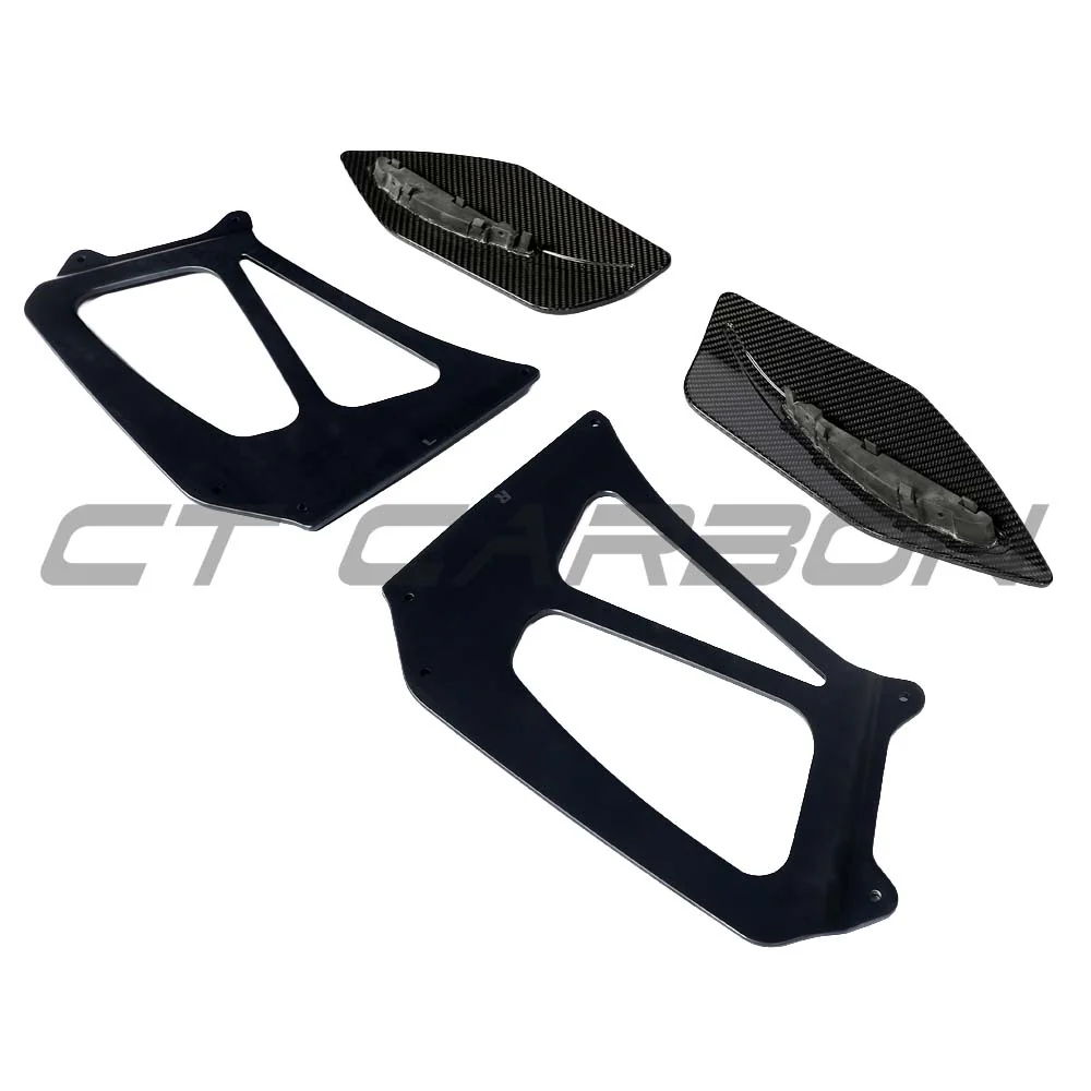 PORSCHE 911 GT2 RS/GT3 RS WING RISERS - BLACK - CT DESIGN - Image 9