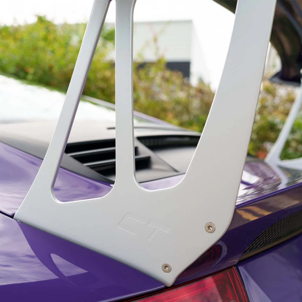 PORSCHE 911 GT2 RS/GT3 RS WING RISERS - SILVER - CT DESIGN - Image 10