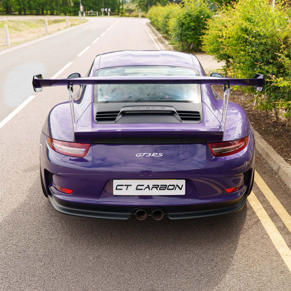 PORSCHE 911 GT2 RS/GT3 RS WING RISERS - SILVER - CT DESIGN - Image 4