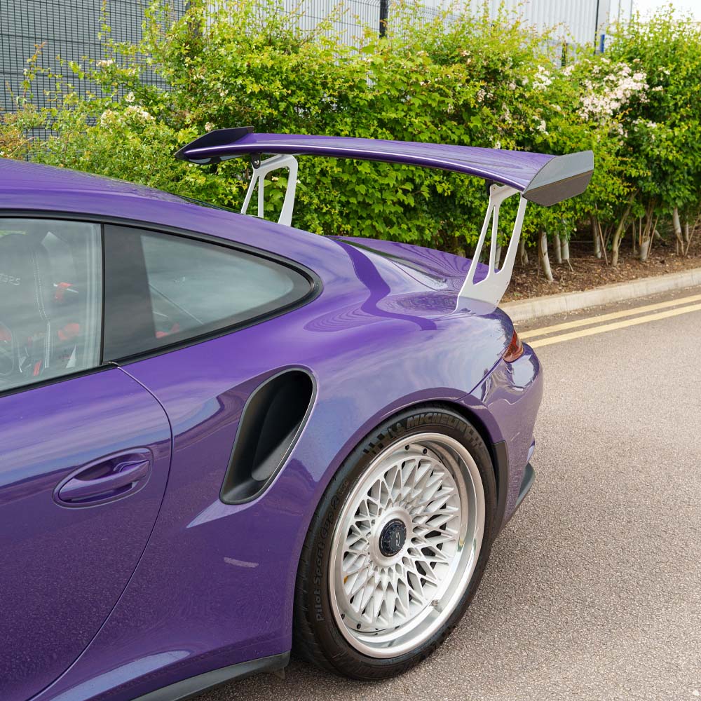 PORSCHE 911 GT2 RS/GT3 RS WING RISERS - SILVER - CT DESIGN - Image 9
