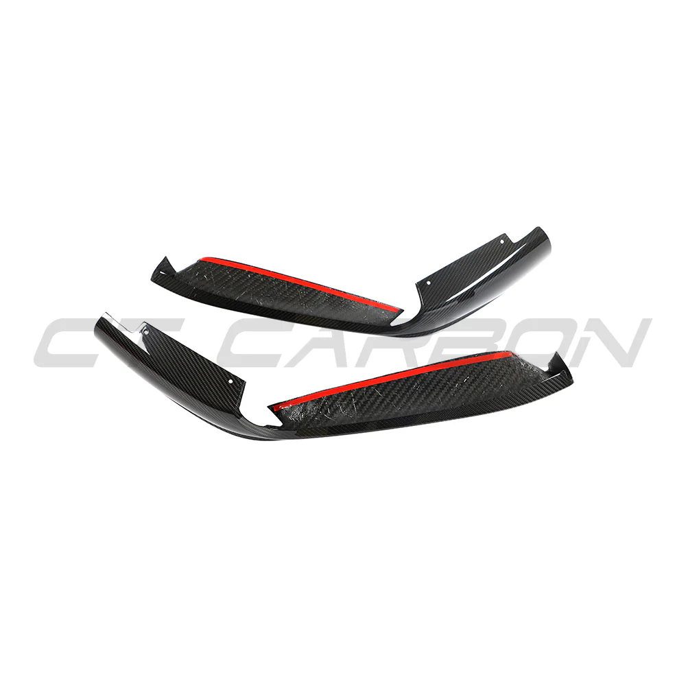PORSCHE 992 CARRERA 2018-2024 CARBON FIBRE CORNER SPLITTERS - Image 11
