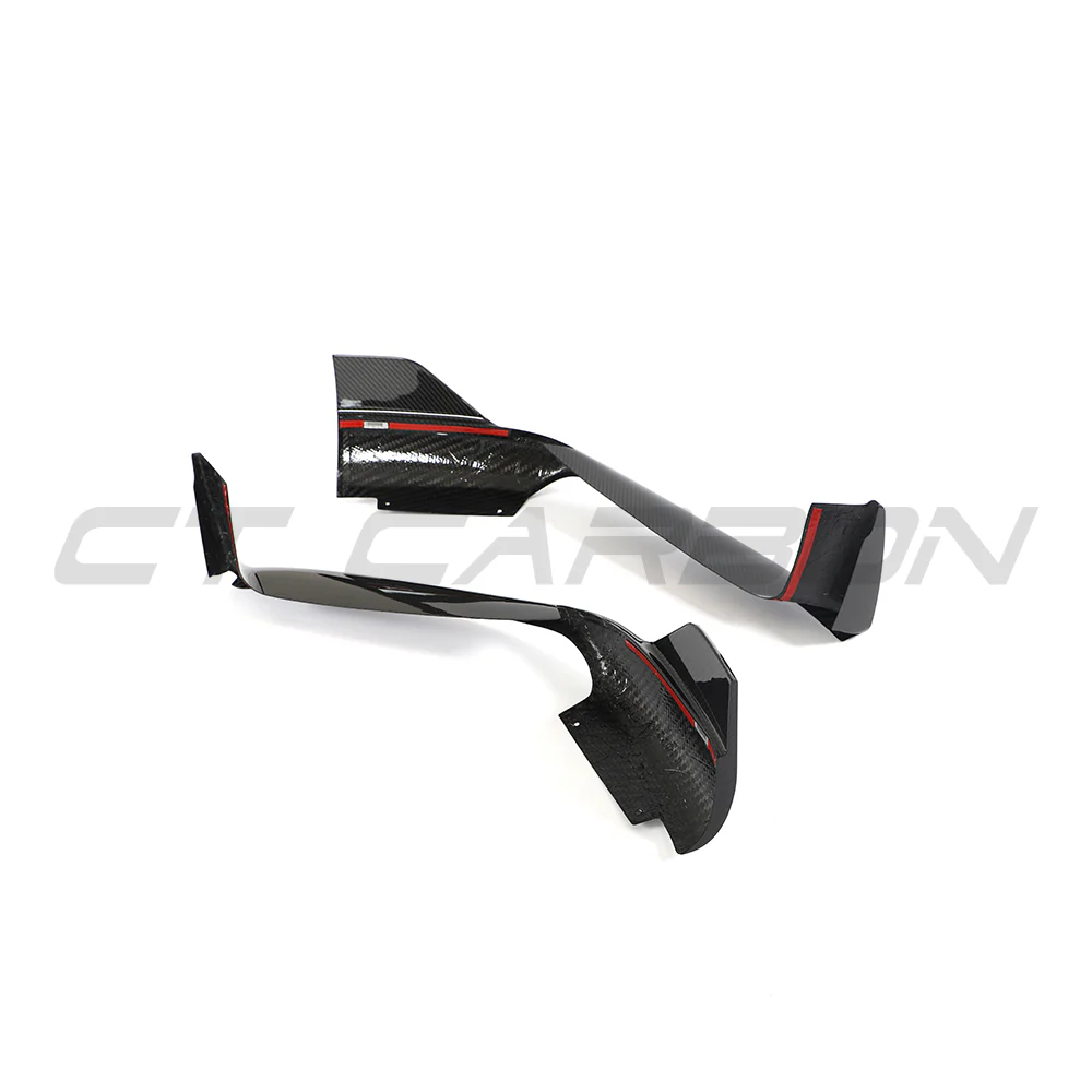 PORSCHE 992 CARRERA 2018-2024 CARBON FIBRE CORNER SPLITTERS - Image 7