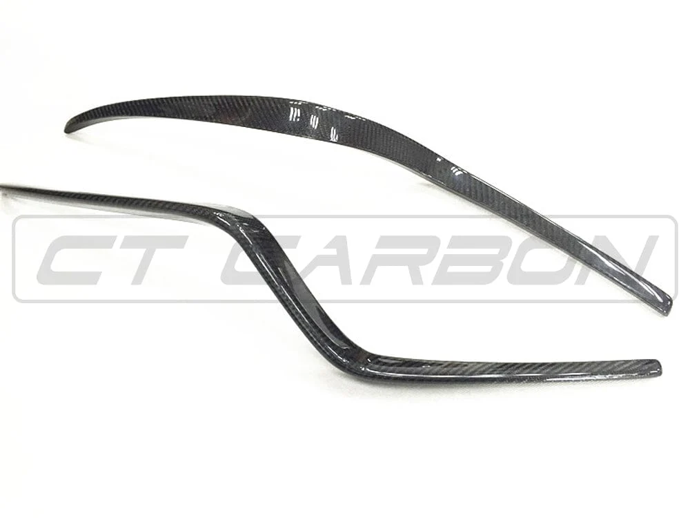 PORSCHE MACAN 14-17 CARBON FIBRE FRONT BUMPER TRIM - Image 3