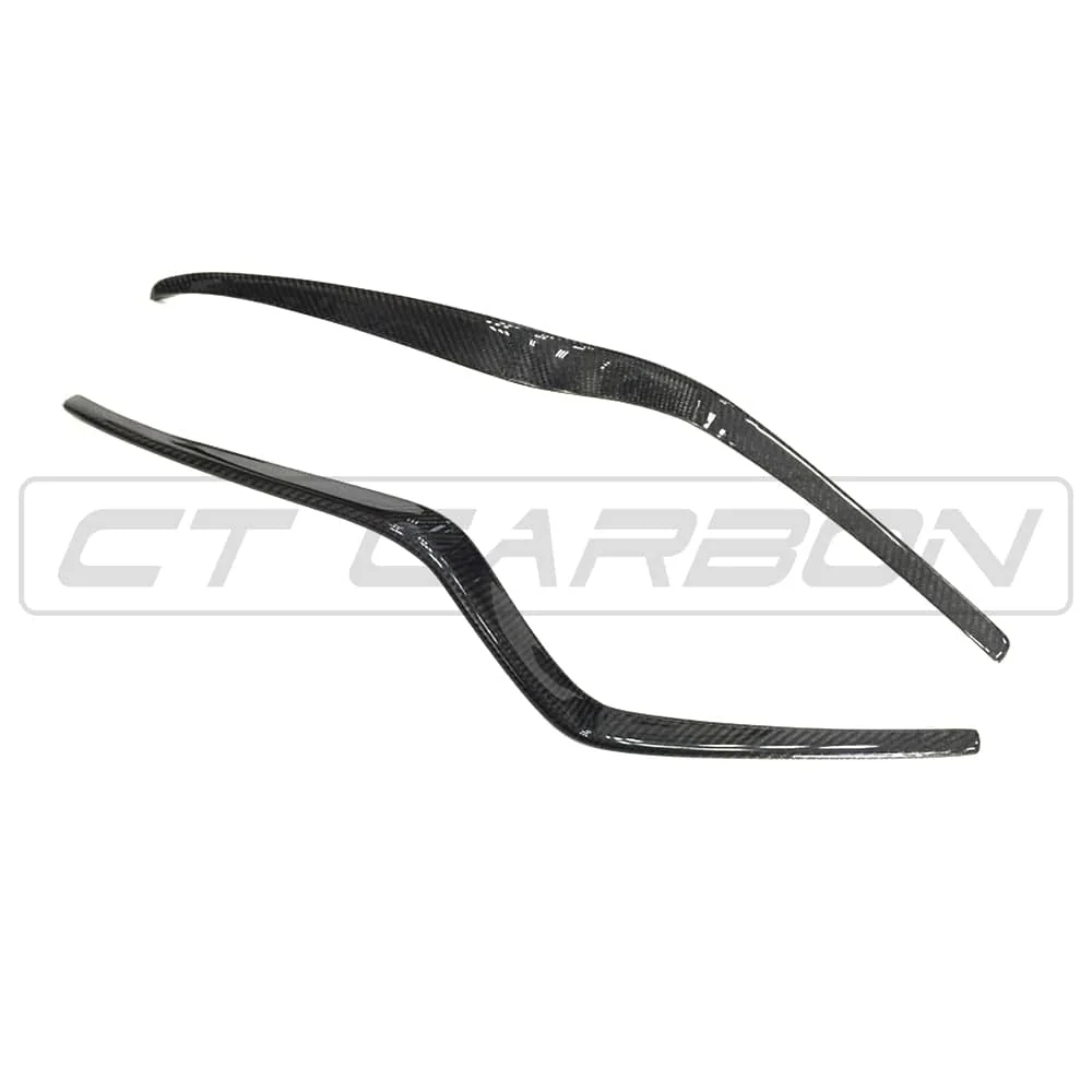 PORSCHE MACAN 14-17 CARBON FIBRE FRONT BUMPER TRIM - Image 4