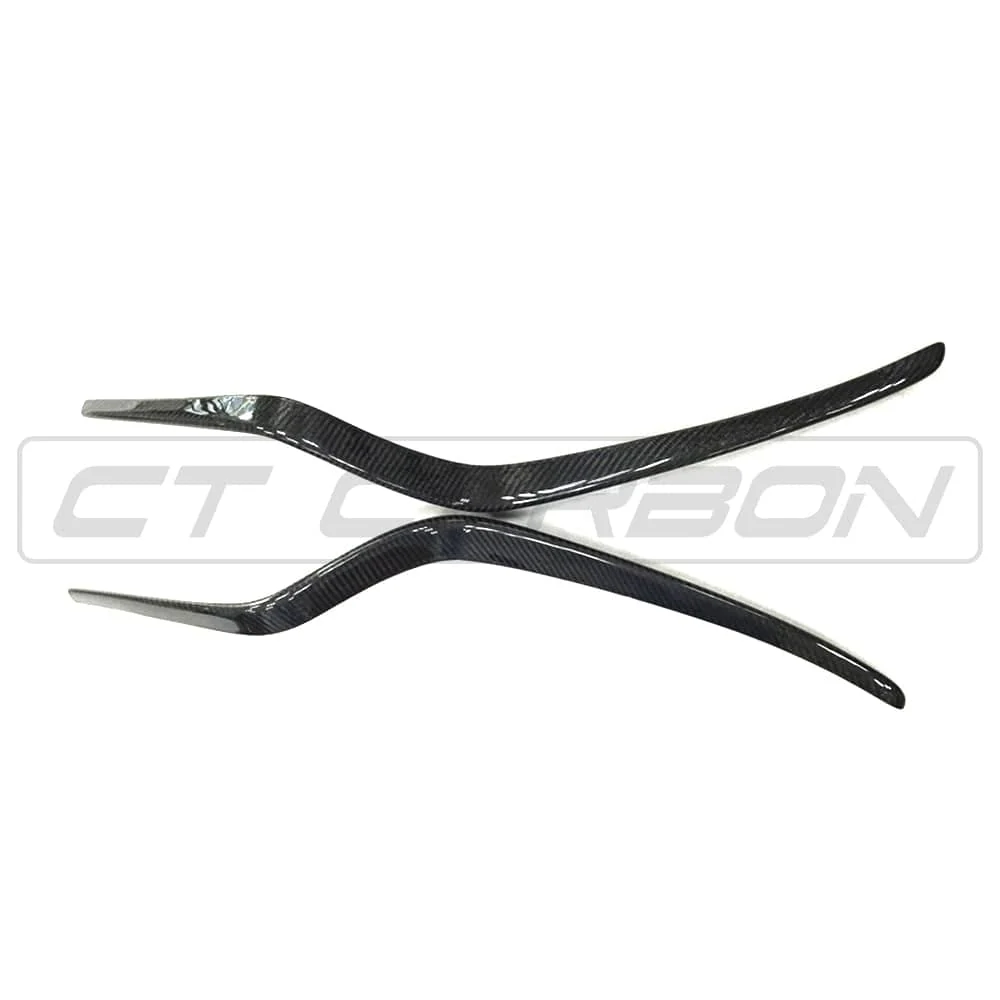 PORSCHE MACAN 14-17 CARBON FIBRE FRONT BUMPER TRIM - Image 5
