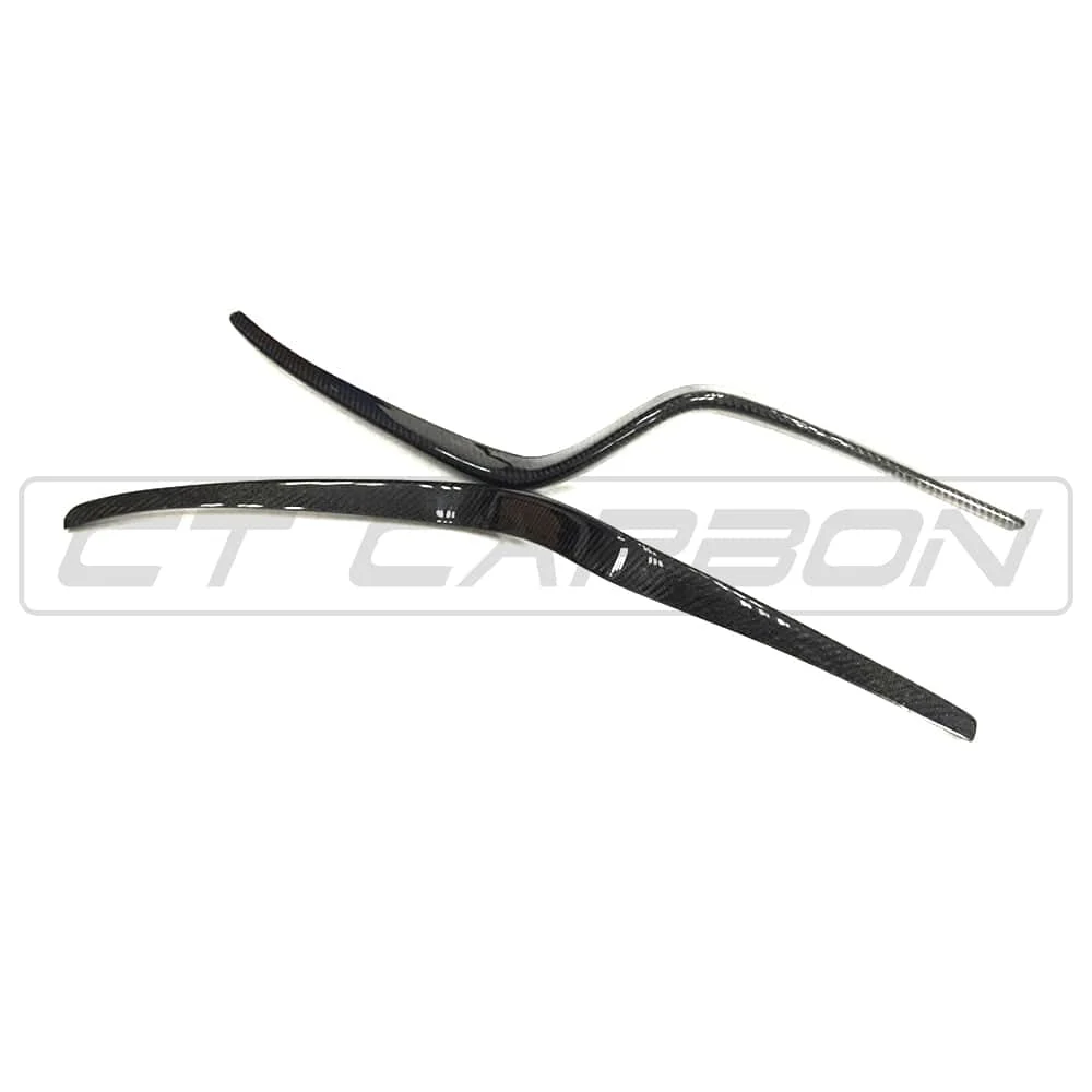 PORSCHE MACAN 14-17 CARBON FIBRE FRONT BUMPER TRIM - Image 7