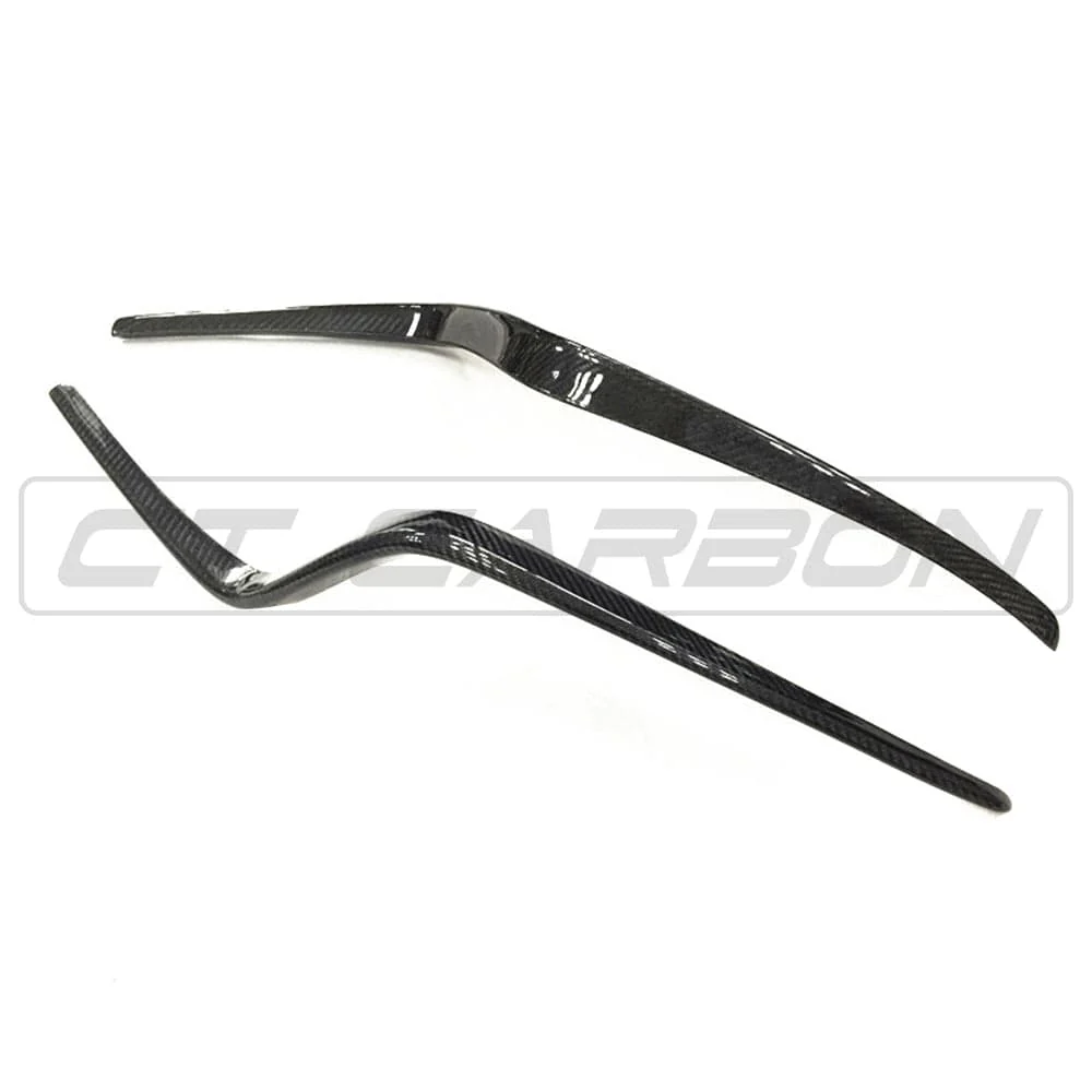 PORSCHE MACAN 14-17 CARBON FIBRE FRONT BUMPER TRIM - Image 9