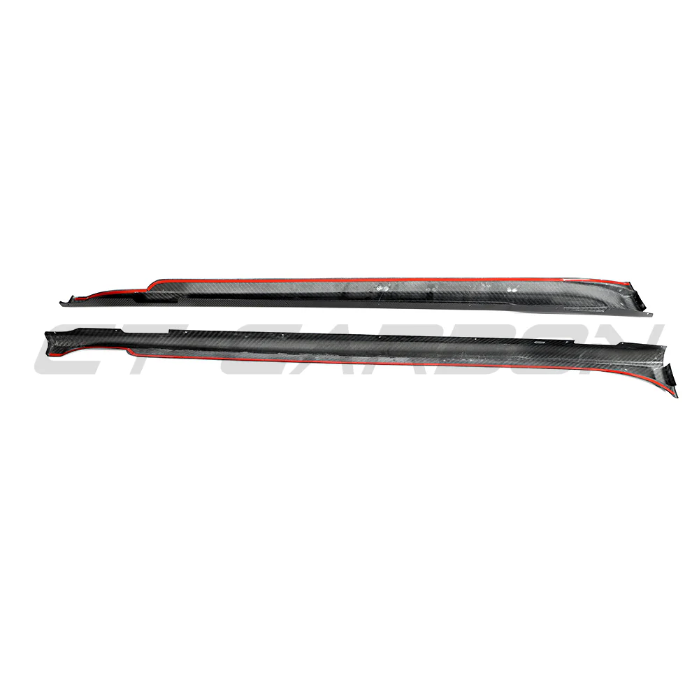 PORSCHE TAYCAN / TAYCAN 4 / TAYCAN 4S / TAYCAN GTS 2019+ CARBON FIBRE SIDE SKIRTS - Image 8