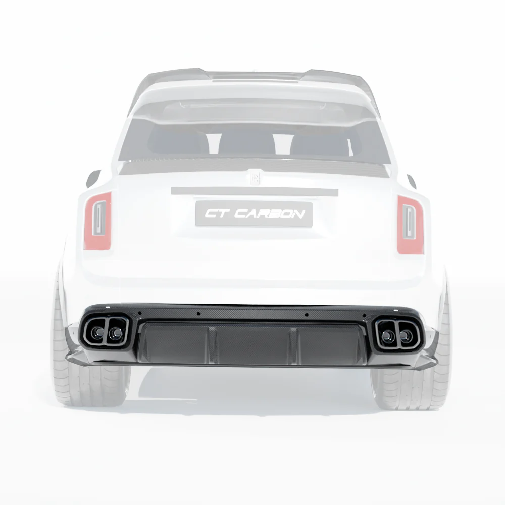 ROLLS ROYCE CULLINAN CARBON FIBRE DIFFUSER AND TIPS - CT DESIGN - Image 3